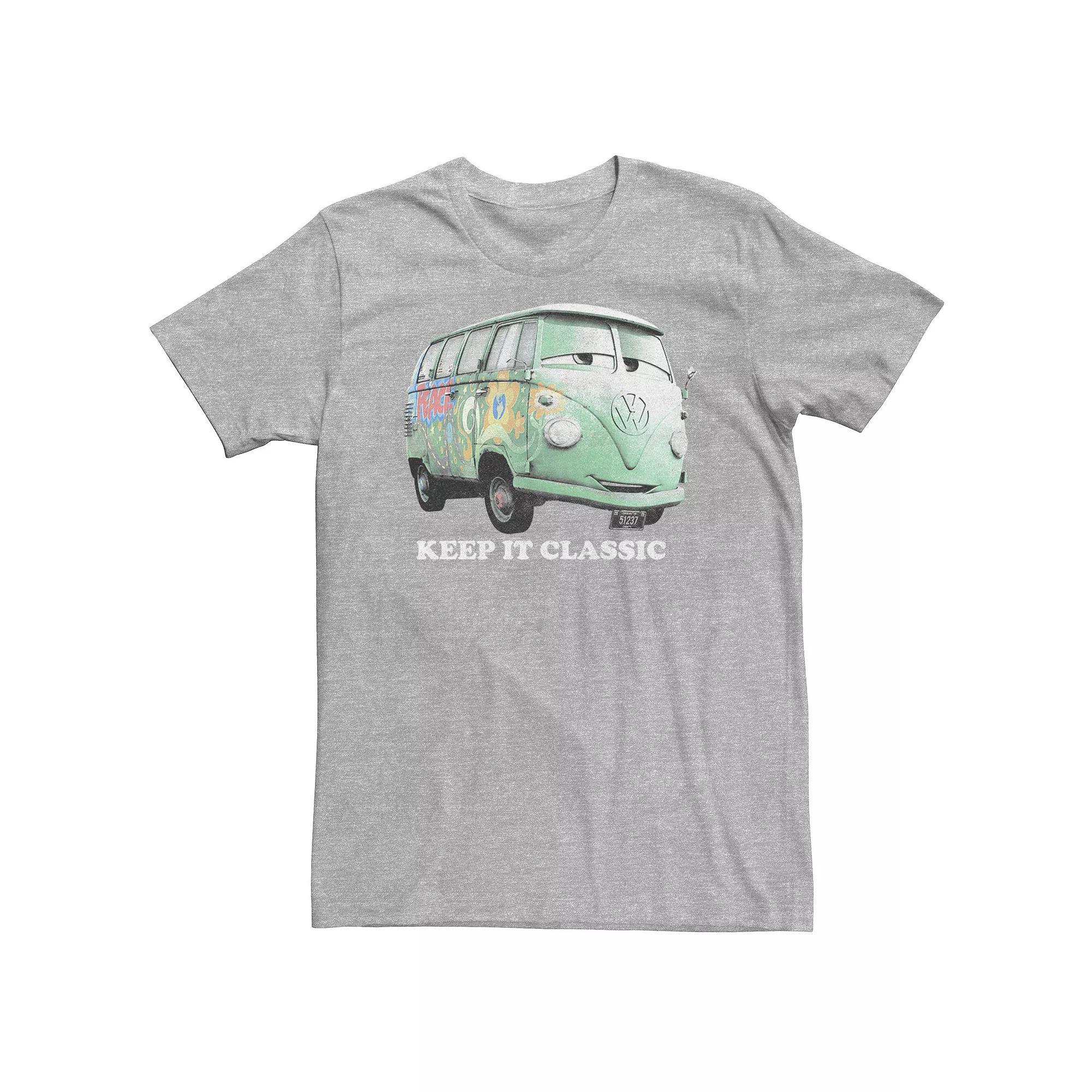 Disney / Pixar's Cars Fillmore Big & Tall Keep It Classic Tee, Men's, Size: 3XL, Athletic Grey Product Image