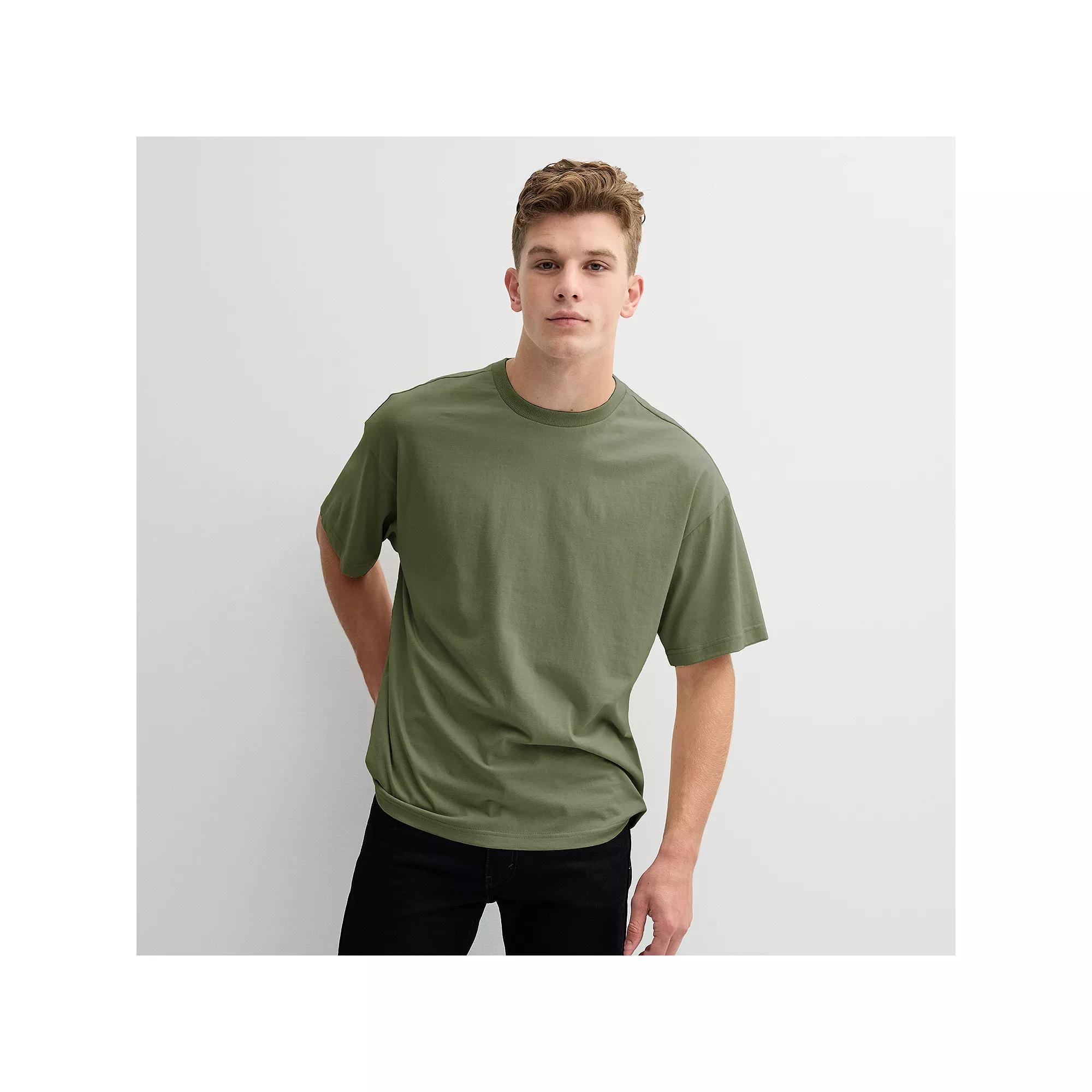 Men's Hollywood Short Sleeve Oversized Tee, Size: Small, Dusty Green Product Image