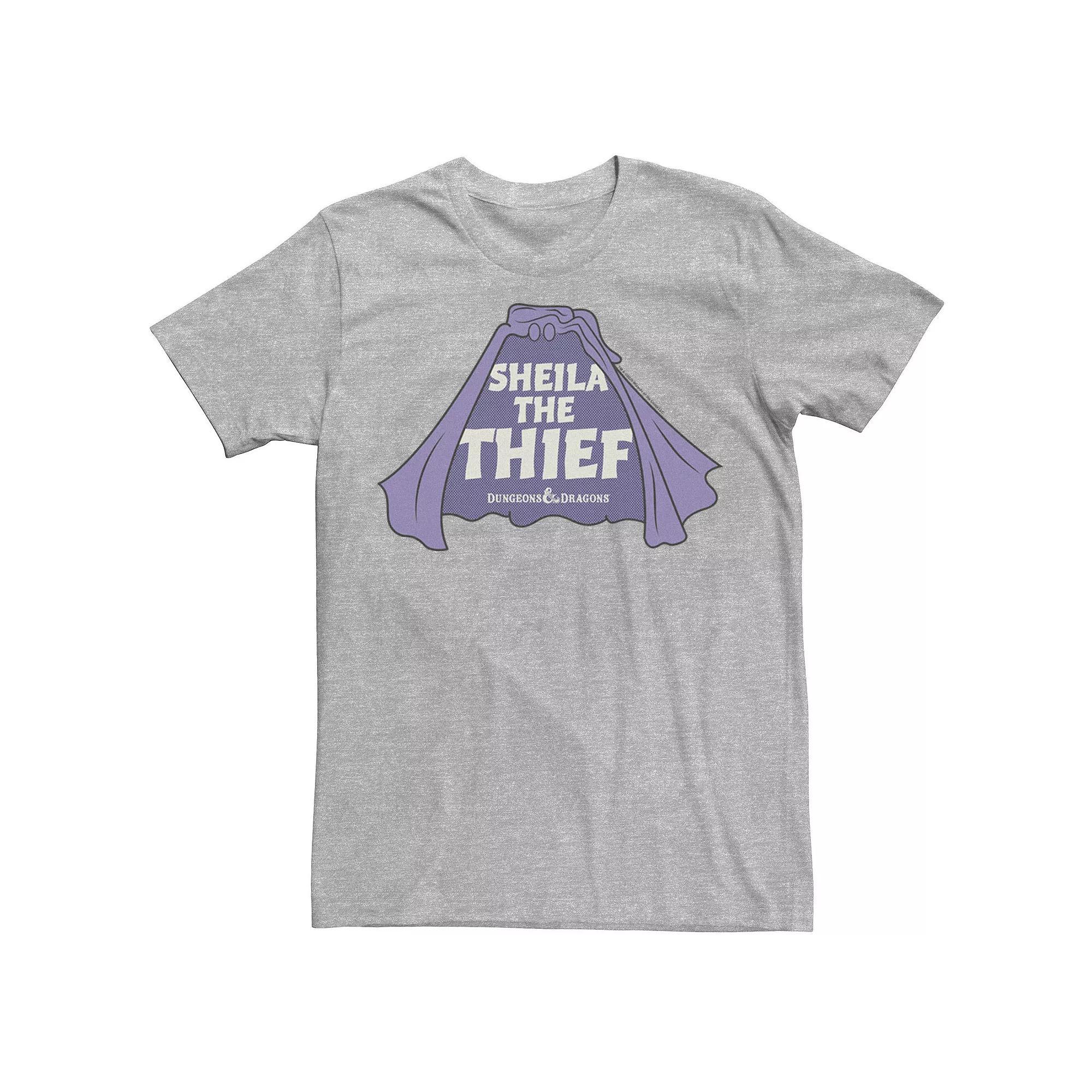 Men's Dungeons & Dragons Sheila The Thief Cape Tee, Size: 3XL, Athletic Grey Product Image