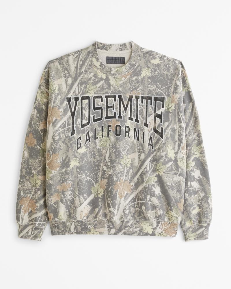 Sequoia Cropped Graphic Popover Hoodie Product Image