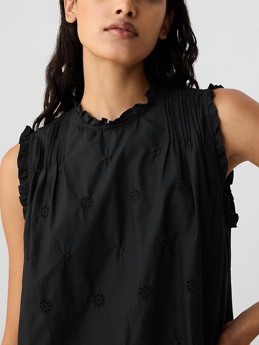Gap × DÔEN Eyelet Mini Dress Product Image