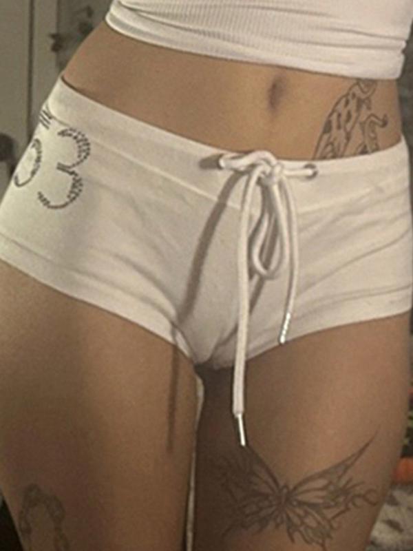 Street Letter Print Shorts Product Image