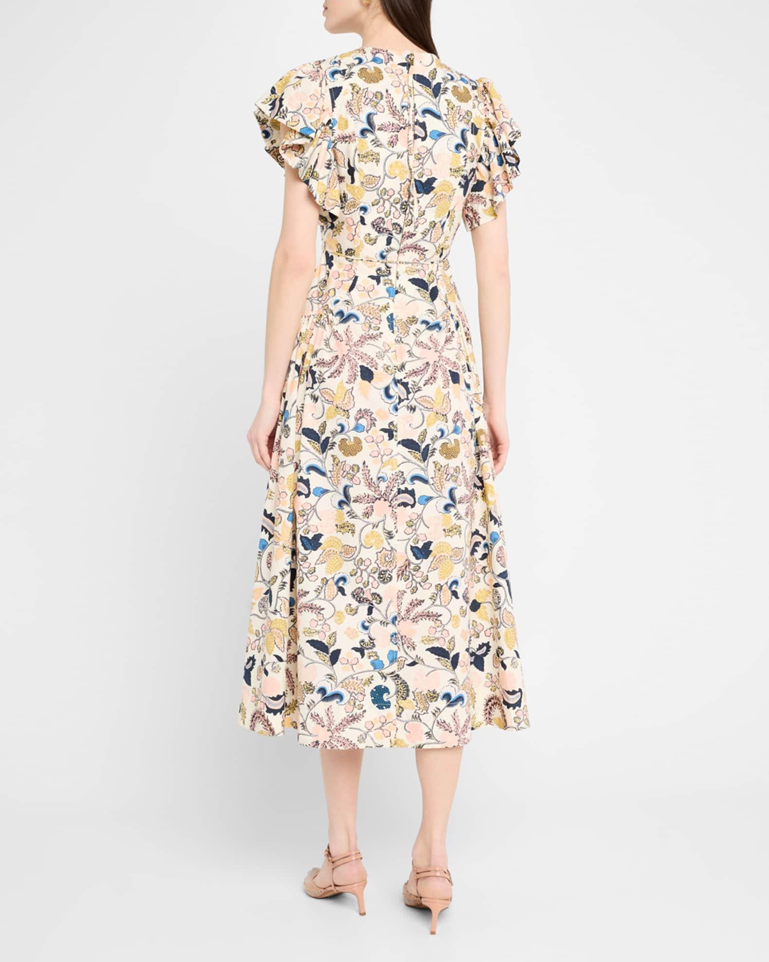 Darya Drop-Waist Midi Dress Product Image