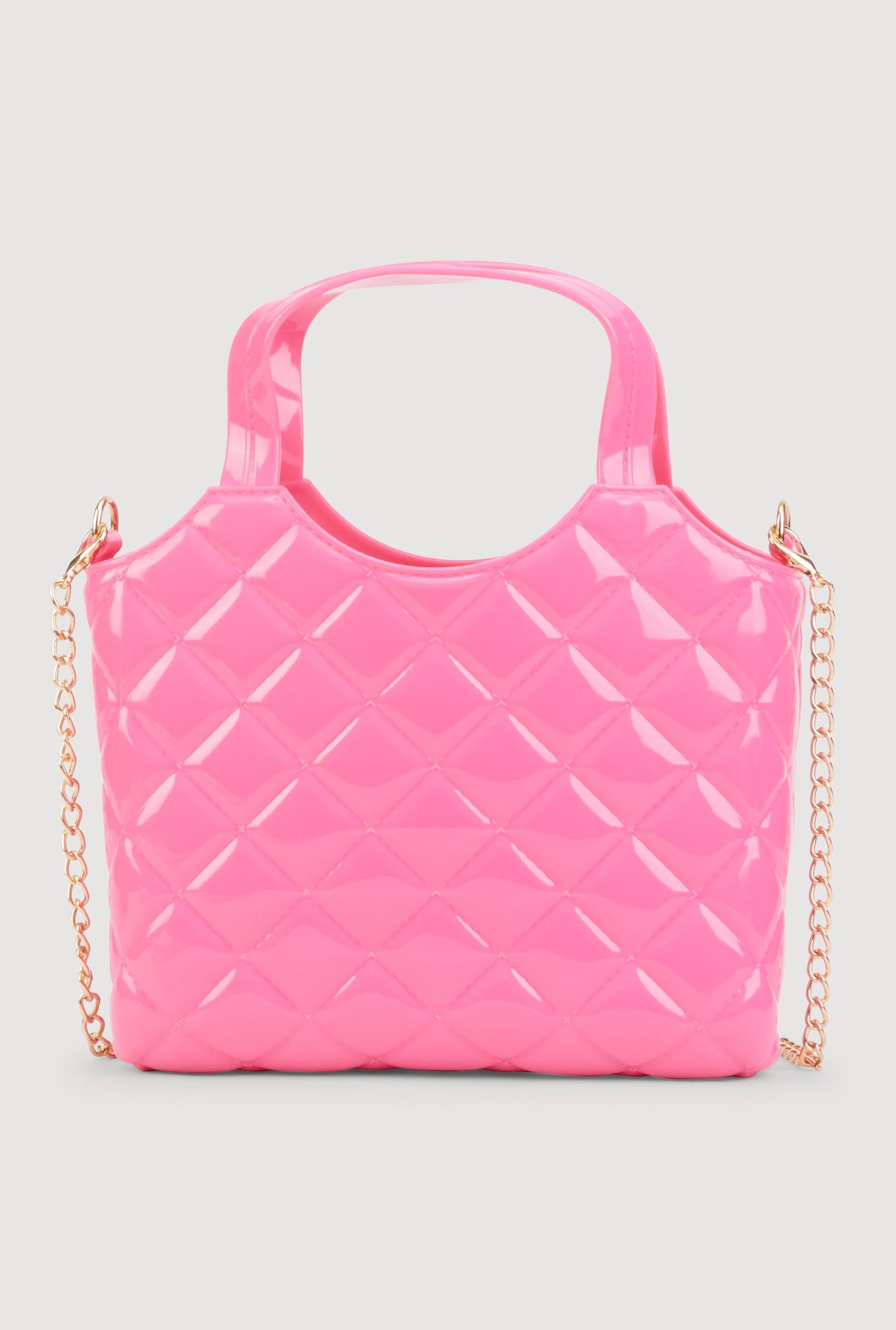 Jelly Quilted Convertible Handbag Female Product Image