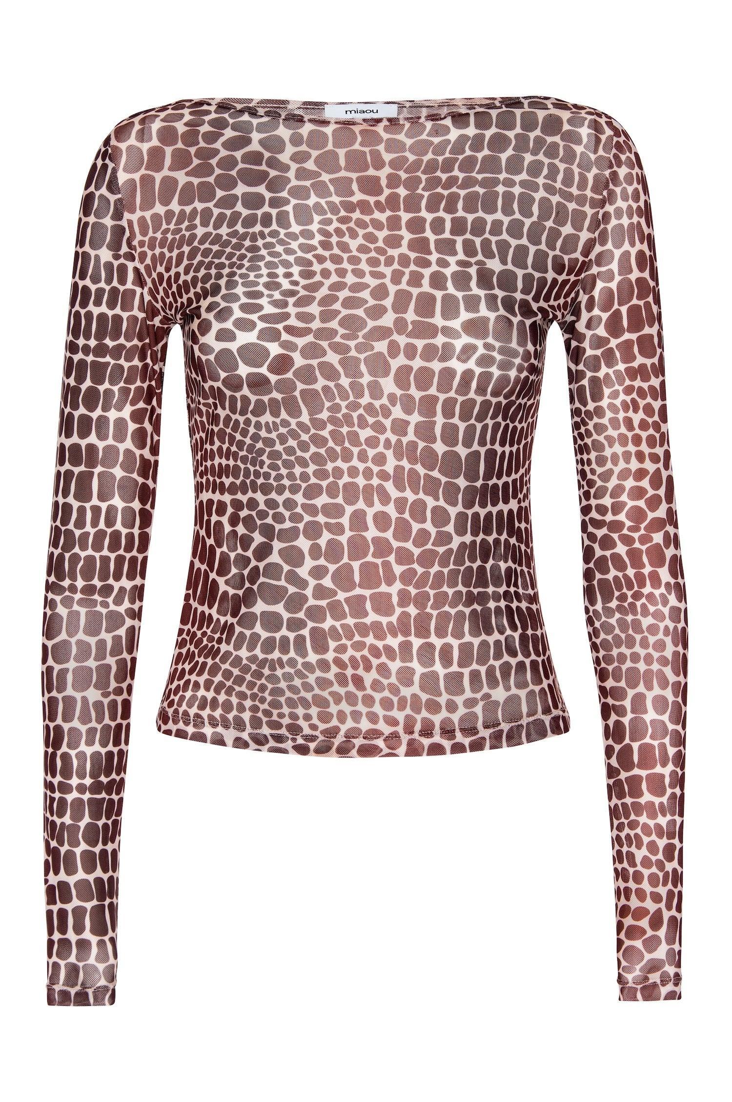 AMELIA TOP - LIZARD Product Image