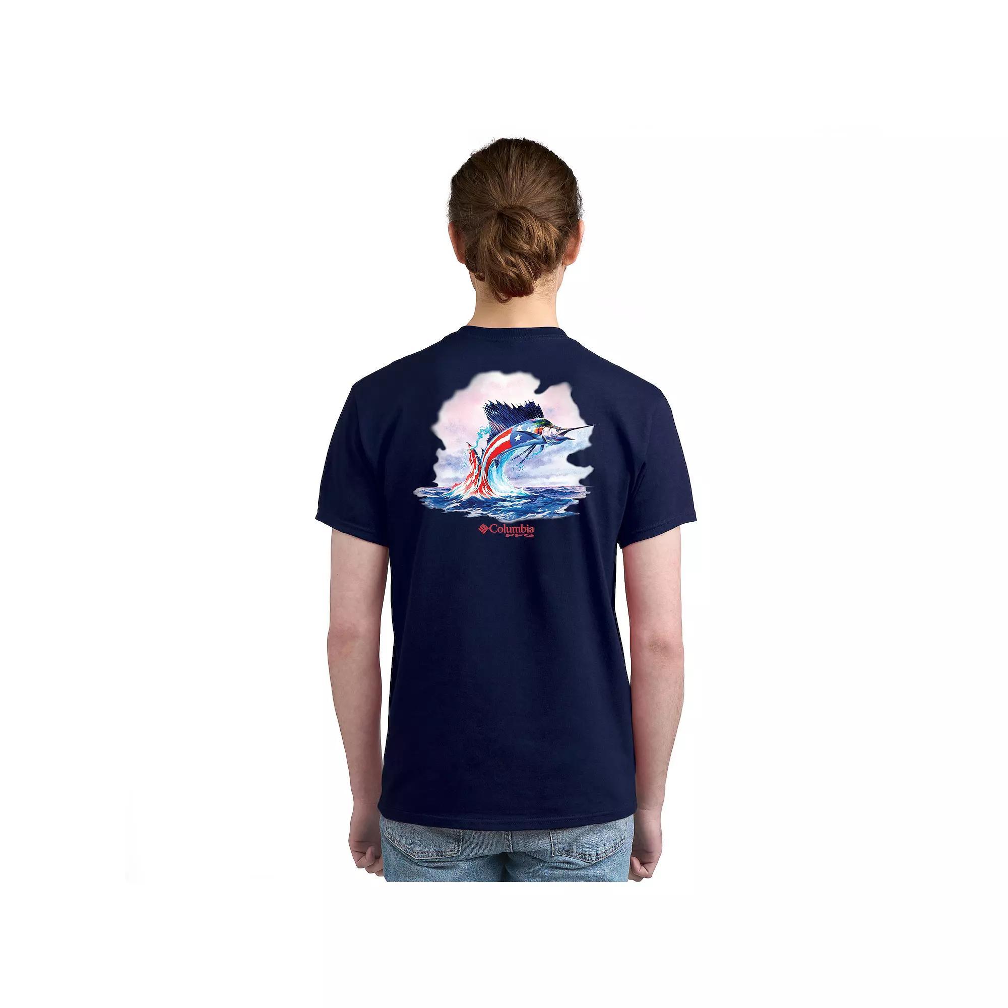Mens Columbia PFG Short Sleeve Graphic Tee Product Image