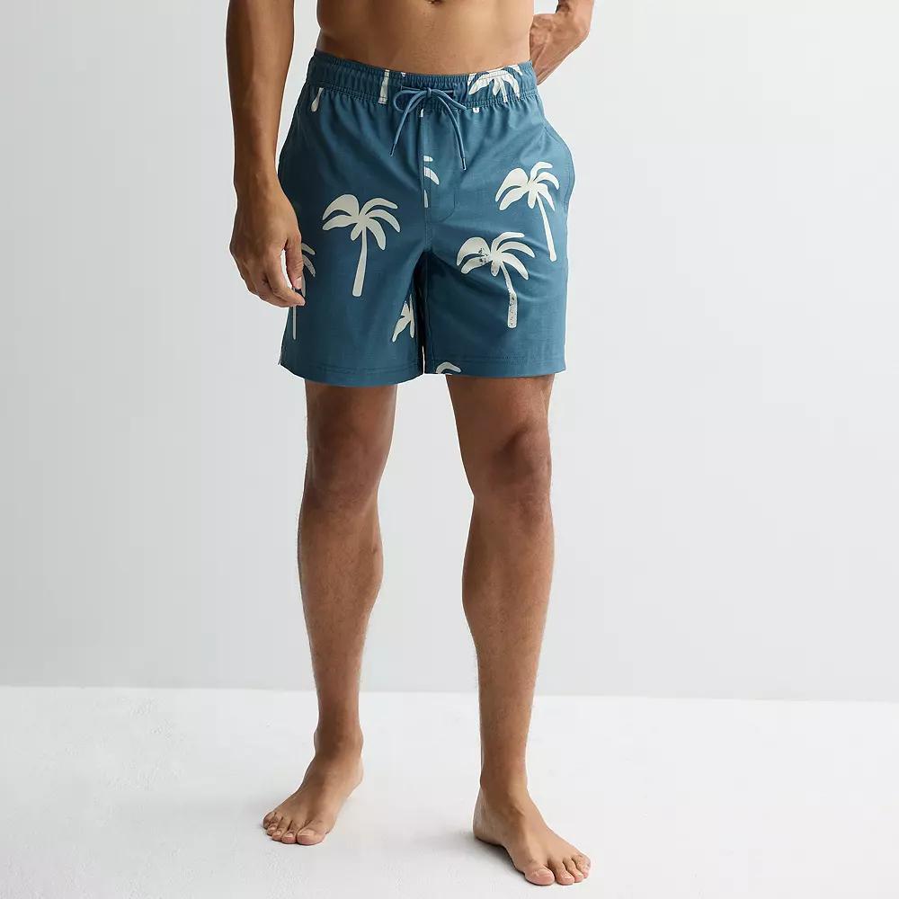 Men's Trinity Coast 7-Inch Swim Trunks, Size: Large 7 INCH, Blue Product Image