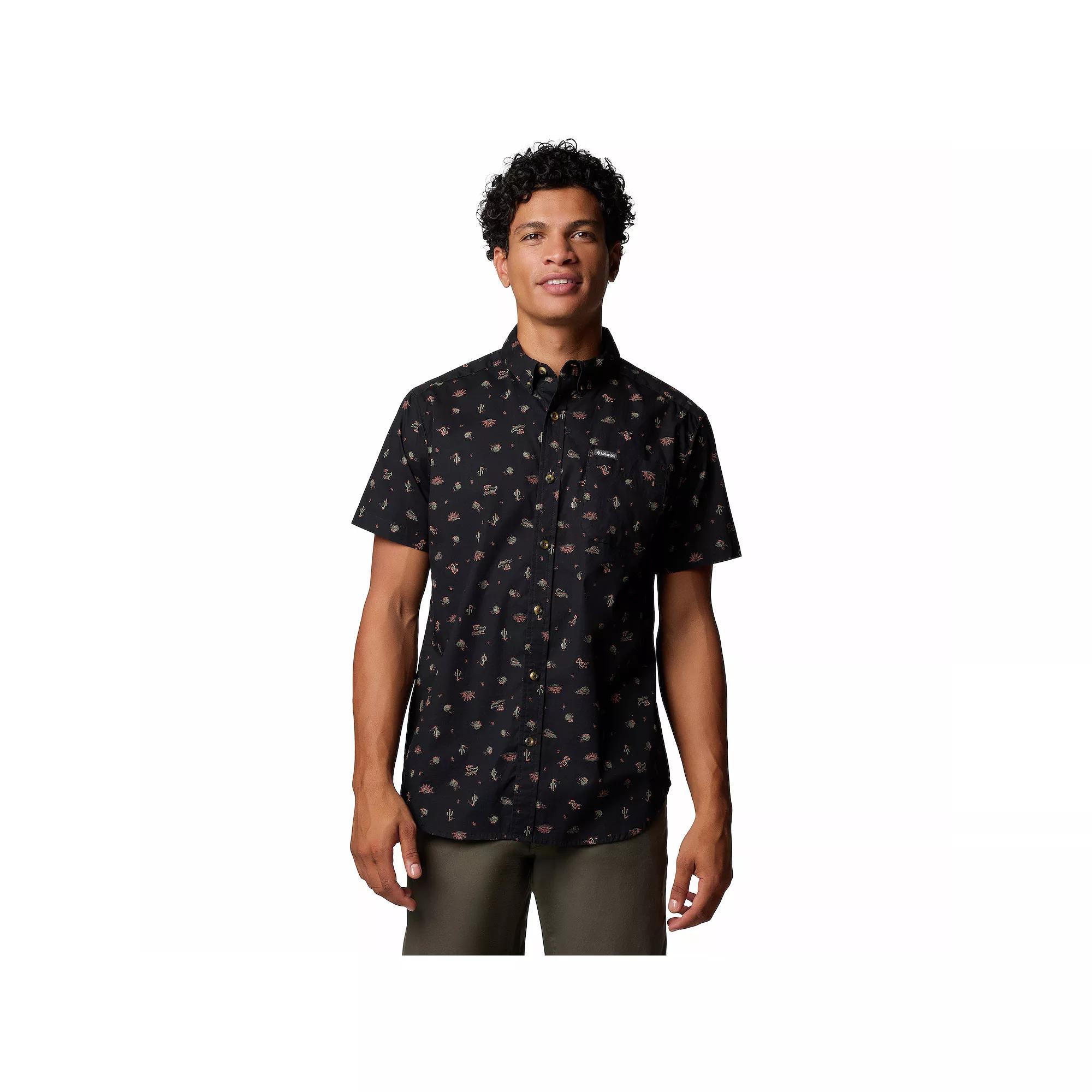 Columbia Men's Rapid Rivers Printed Short Sleeve Shirt Tall- Product Image
