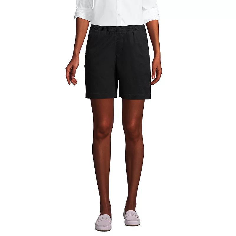 Petite Lands' End Pull-On Chino Shorts, Women's, Size: 6 Petite, Desert Product Image