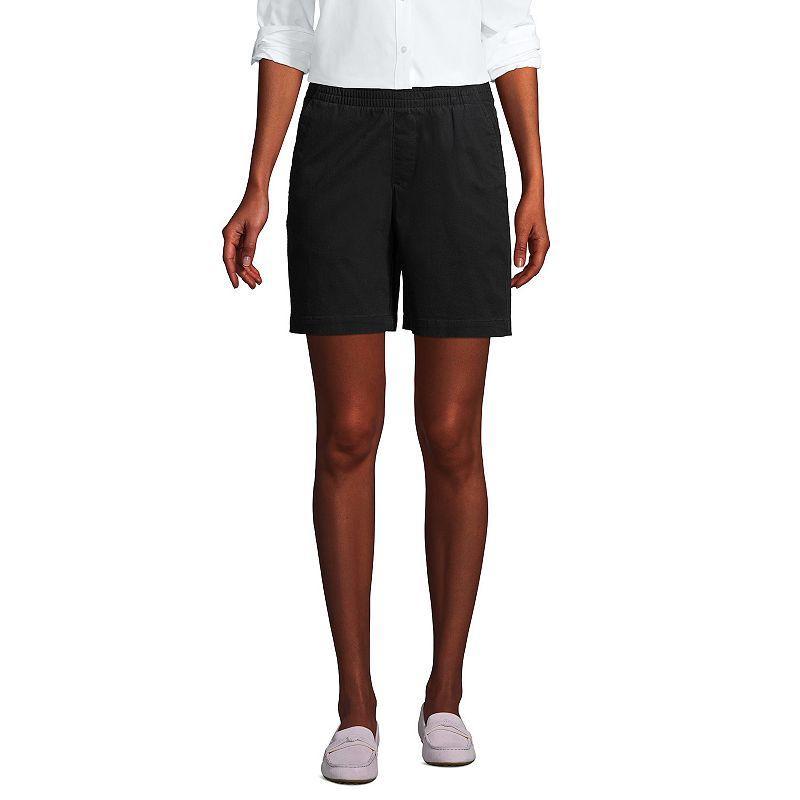Petite Lands' End Pull-On Chino Shorts, Women's, Size: 6 Petite, Desert Product Image