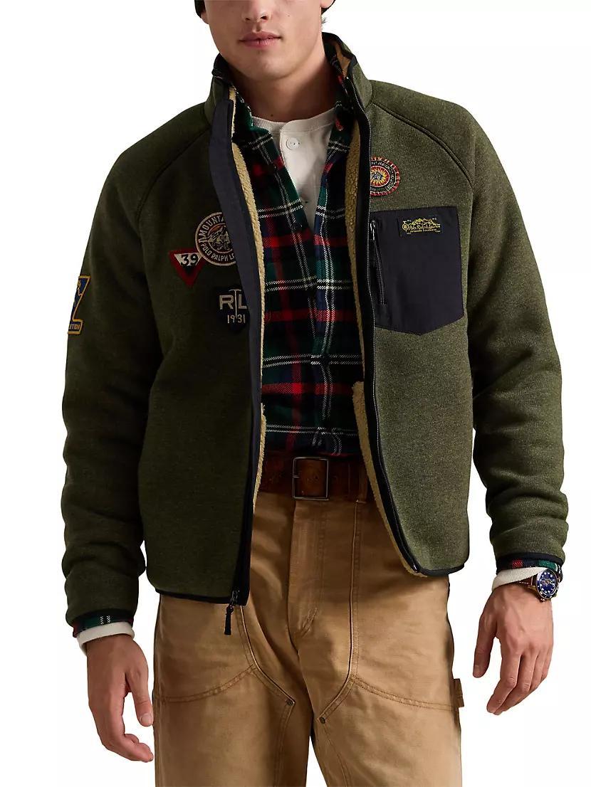 Patchwork Fleece Jacket Product Image