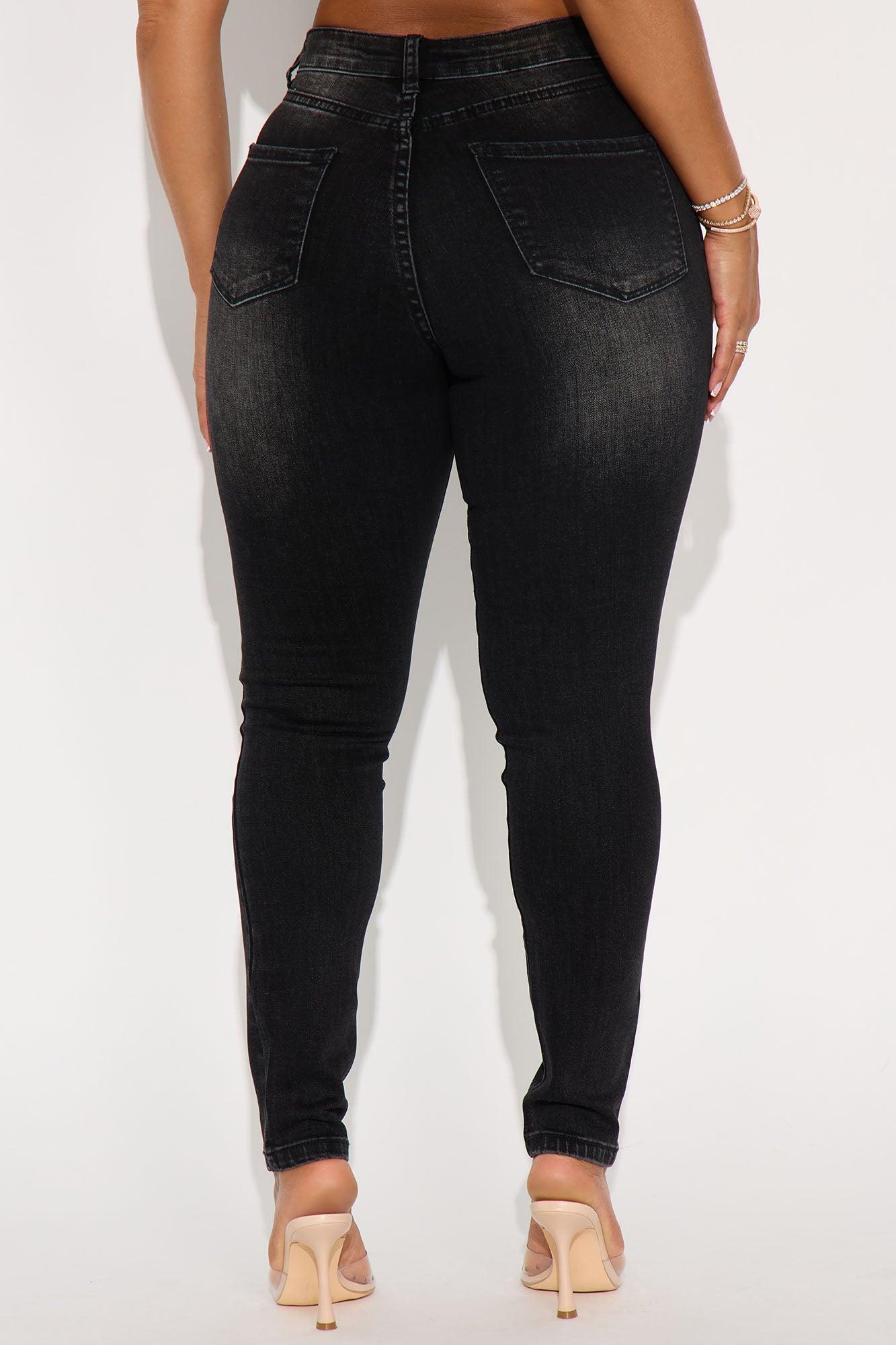 In The Black Skinny Jeans - Black Wash Product Image