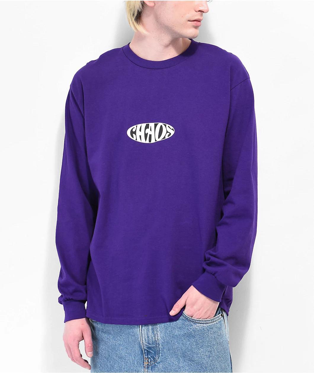 Vitriol Mayhem Purple Long Sleeve T-Shirt Product Image