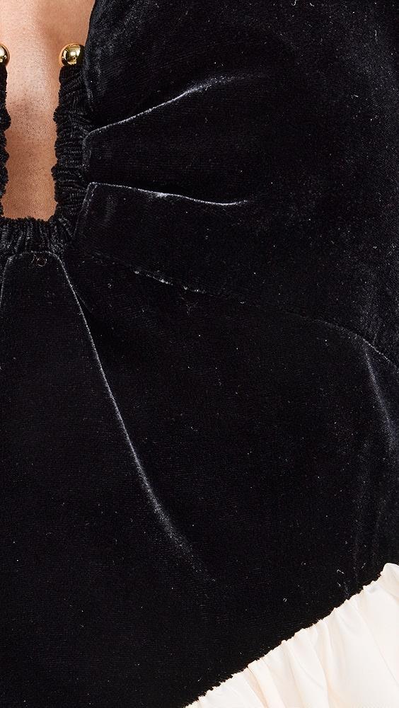 RHODE Colette Velvet Top | Shopbop Product Image