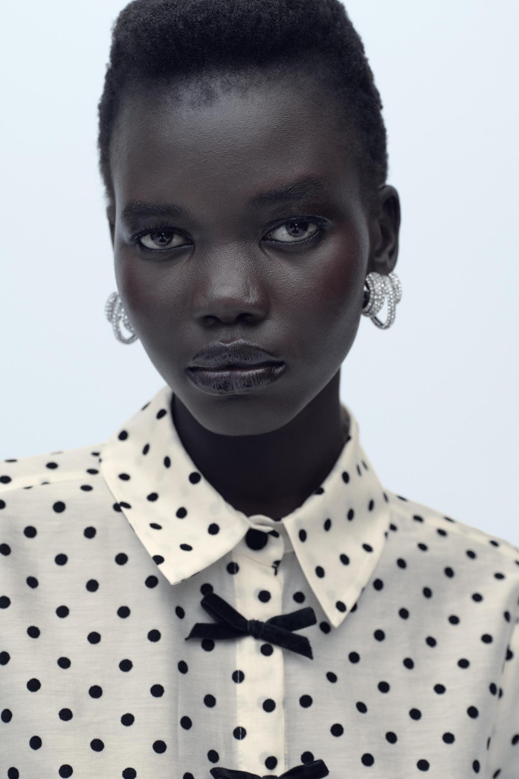 POLKA DOT SHIRT WITH BOWS Product Image