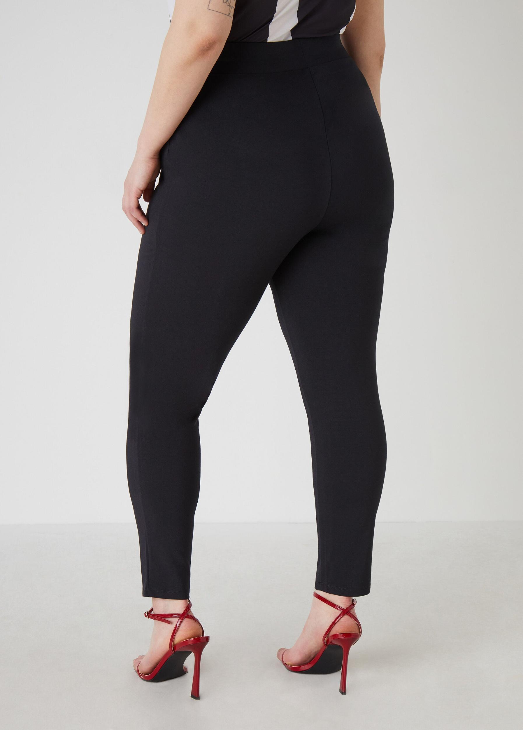 Plus Size Pull On Ponte Leggings Ashley Stewart Product Image