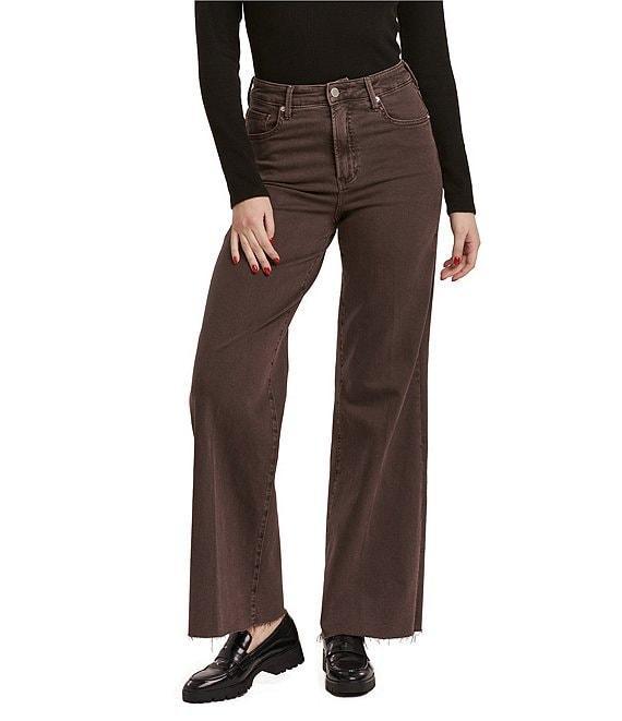 Dear John Fiona Wide Leg High Rise Cut-Off 5-Pocket Jean Product Image