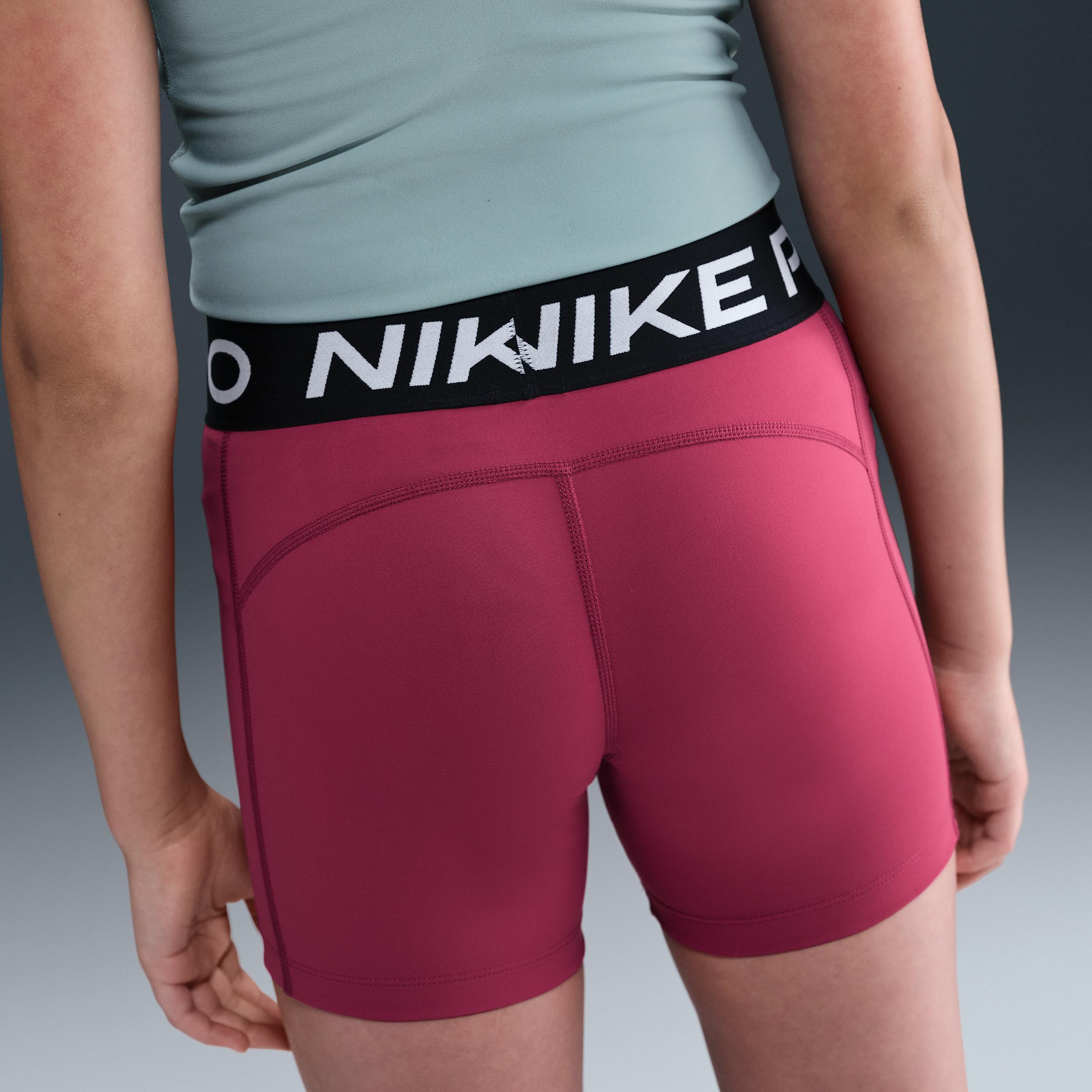 Women's Nike Pro Girls' Dri-FIT 3" Shorts Product Image