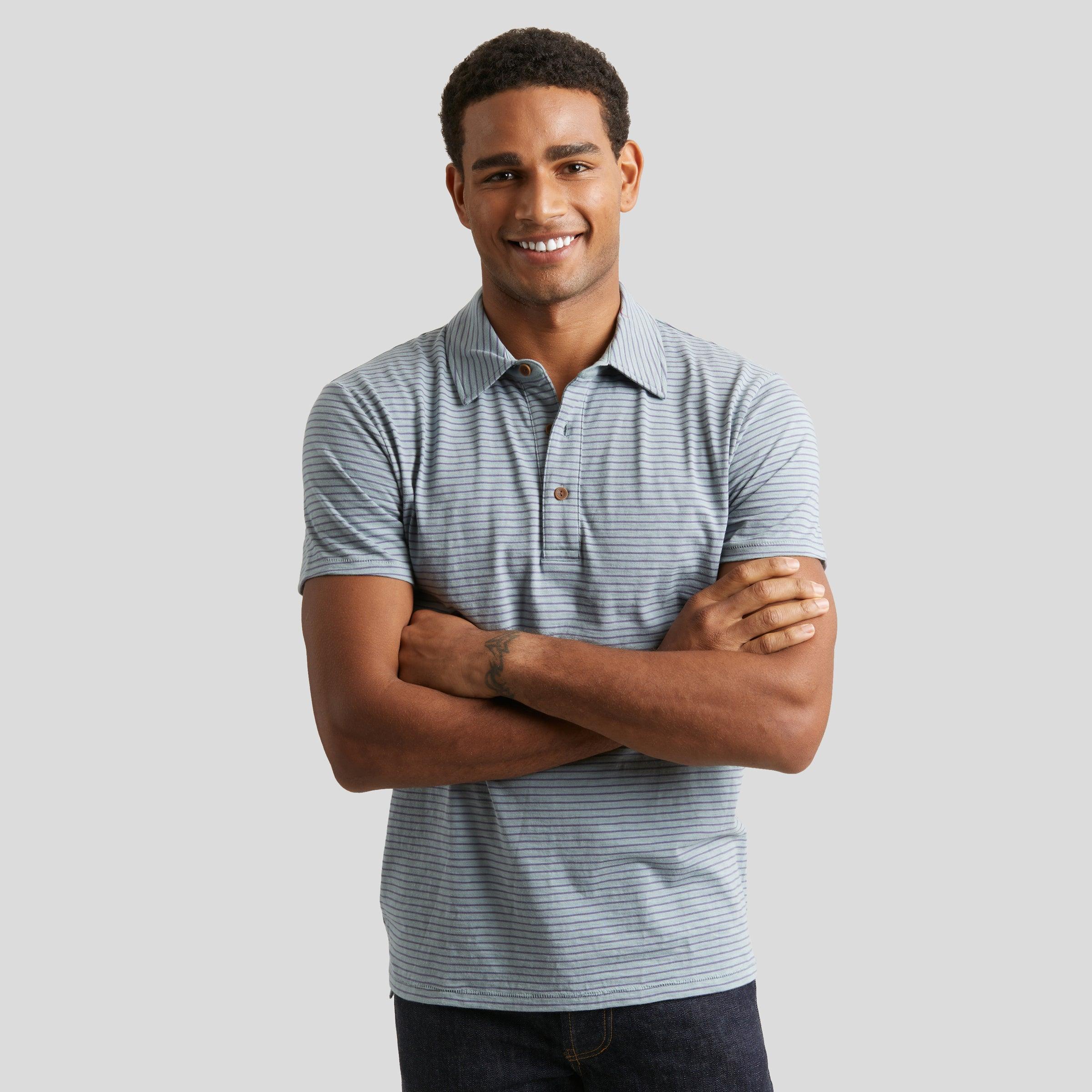 Malaga Cove Stripe Polo - Abyss Stripe (Final Sale)* Product Image