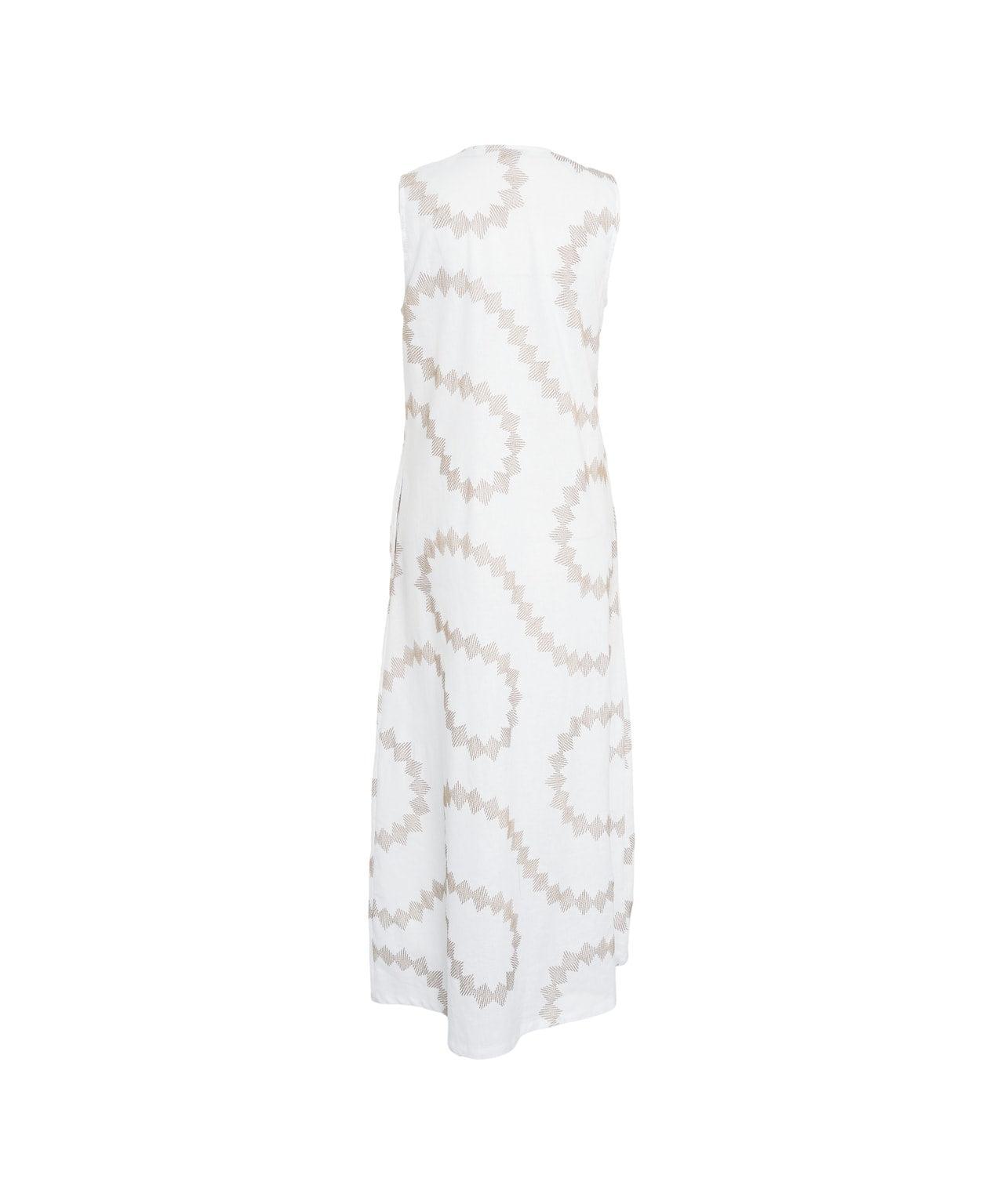 Linen blend maxi dress Product Image
