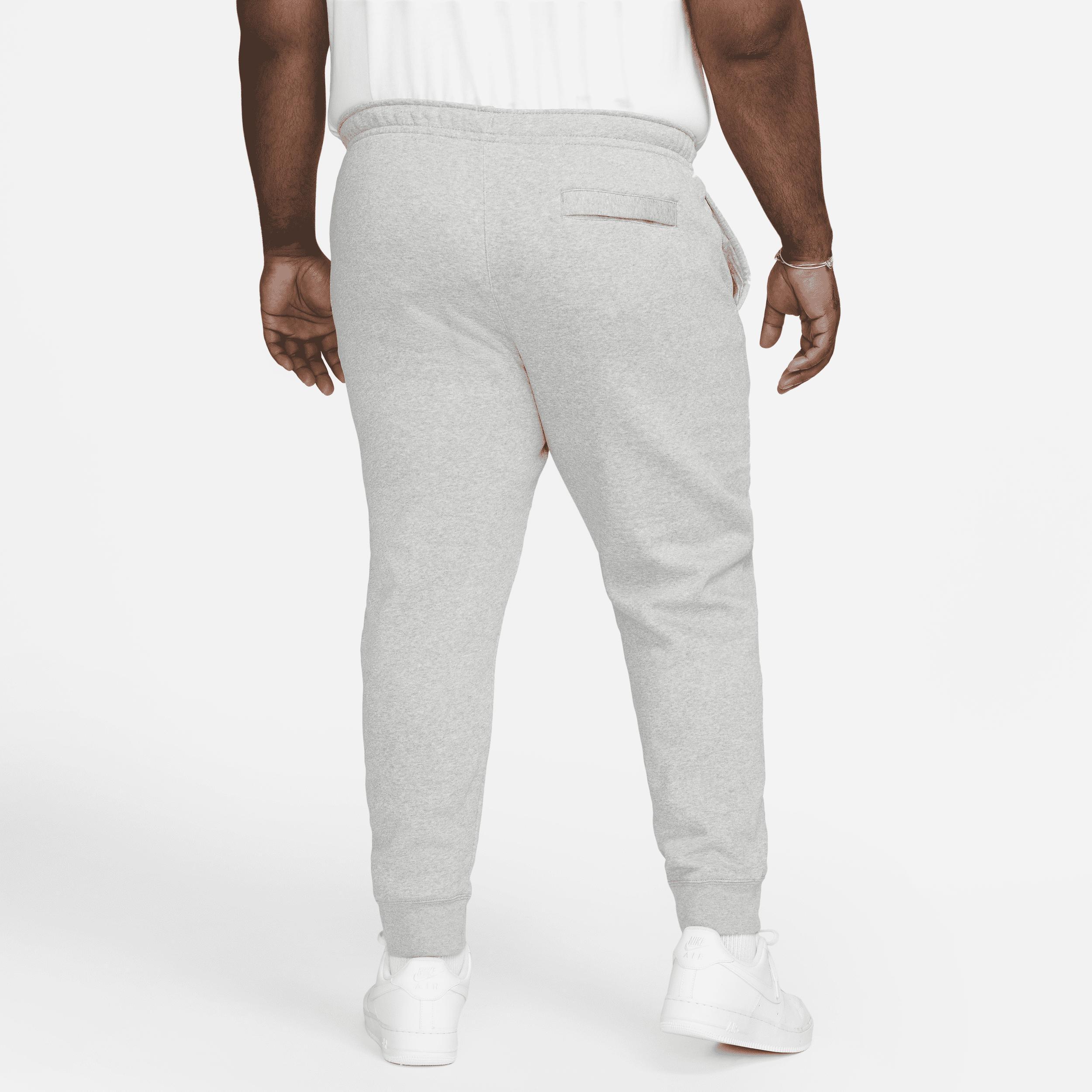 Nike Club cuffed sweatpants in gray heather Product Image