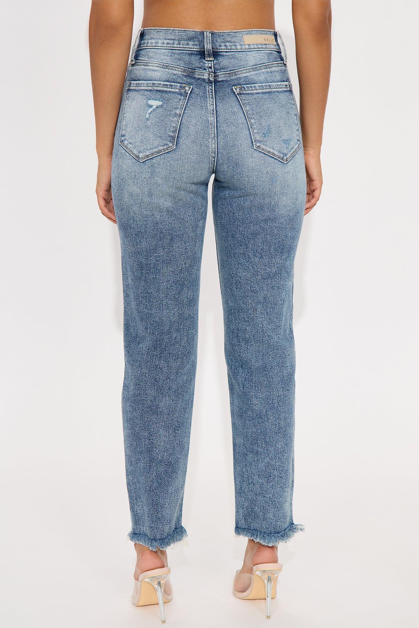 Small Town High Rise Mom Jean - Dark Wash Product Image