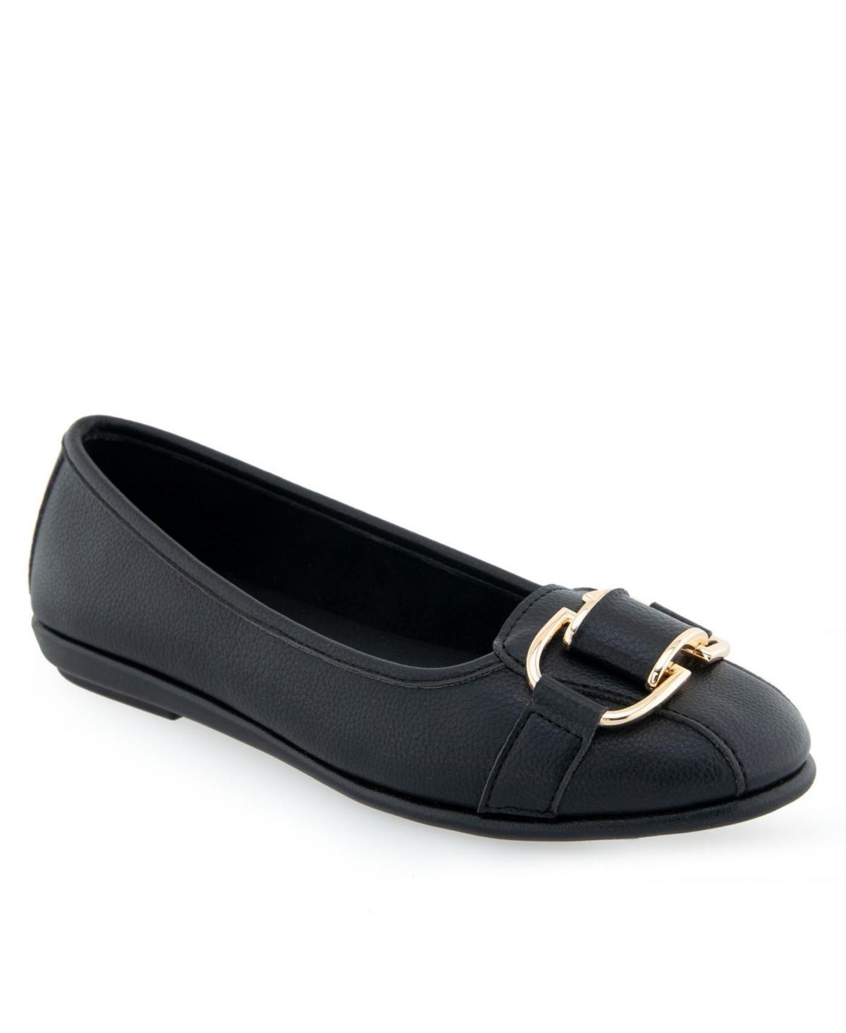 Aerosoles Bentley Women's Raffia Ballet Flats, Size: 7 Wide, Natural Raffia Product Image