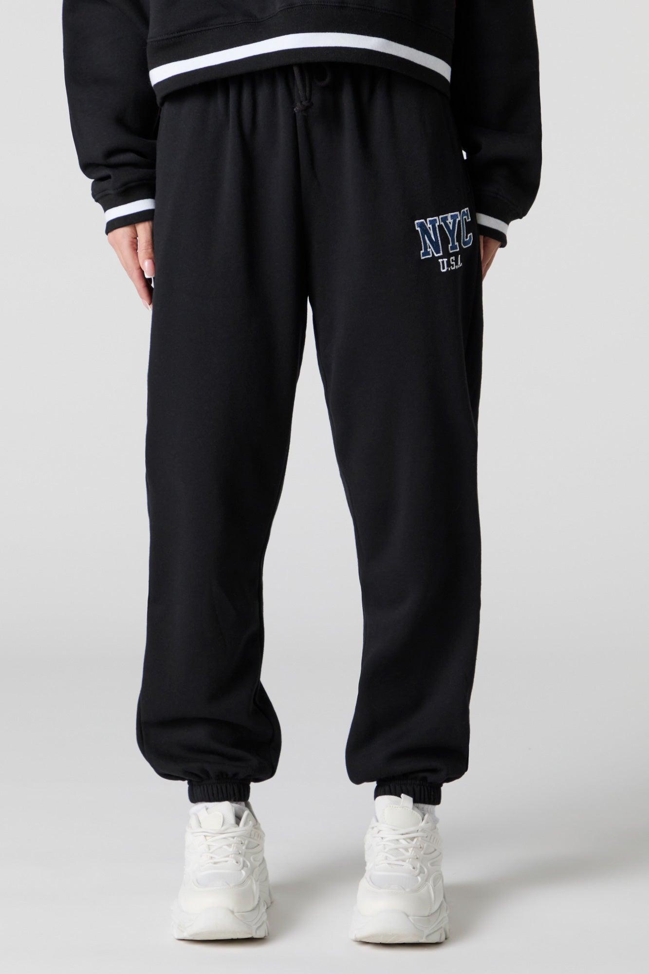 Chenille Embroidered Destination Jogger Female Product Image