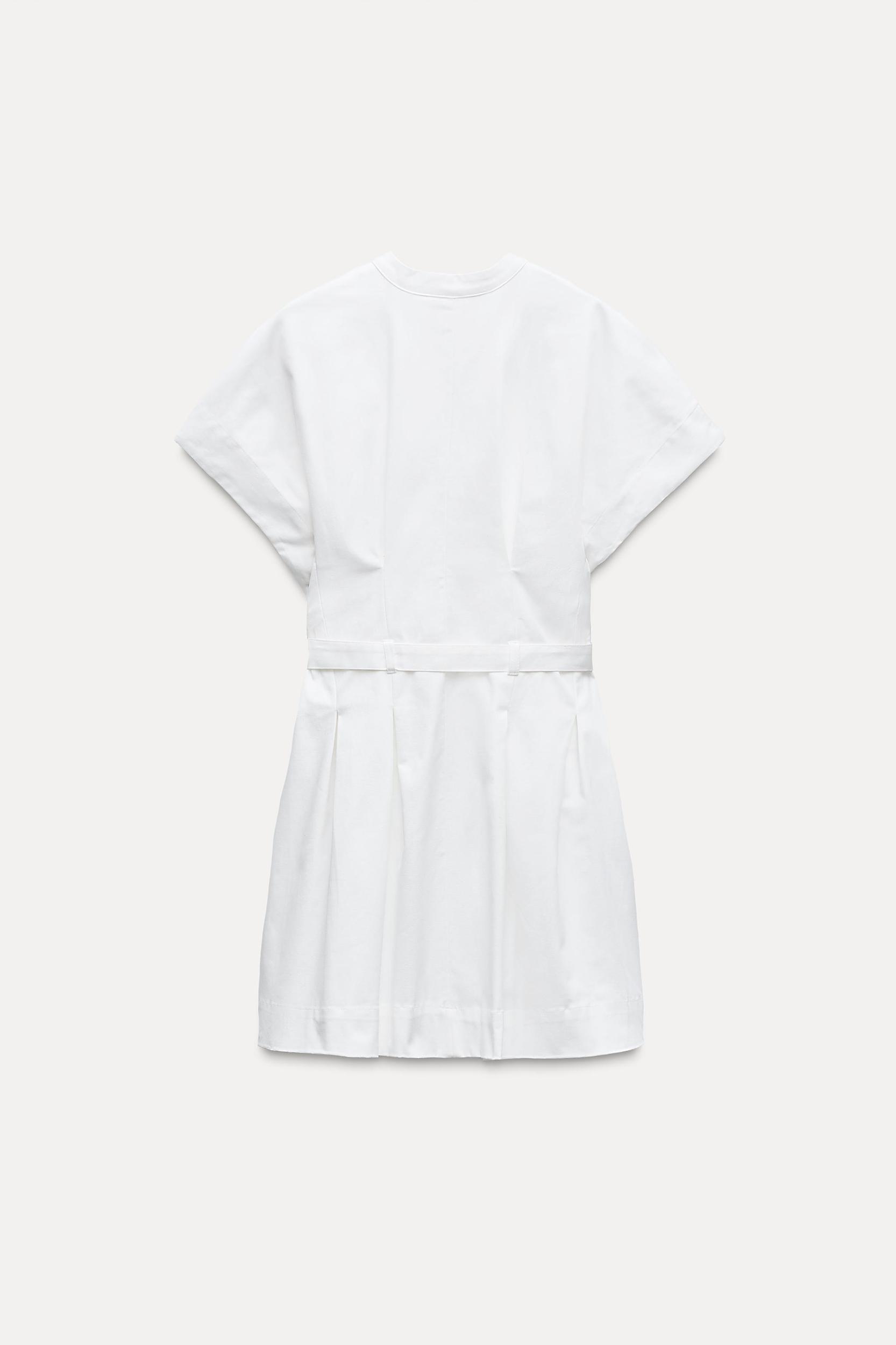 BELTED SHORT DRESS ZW COLLECTION Product Image