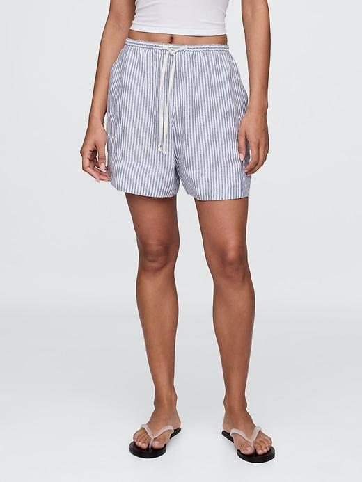 100% Linen Easy Shorts Product Image
