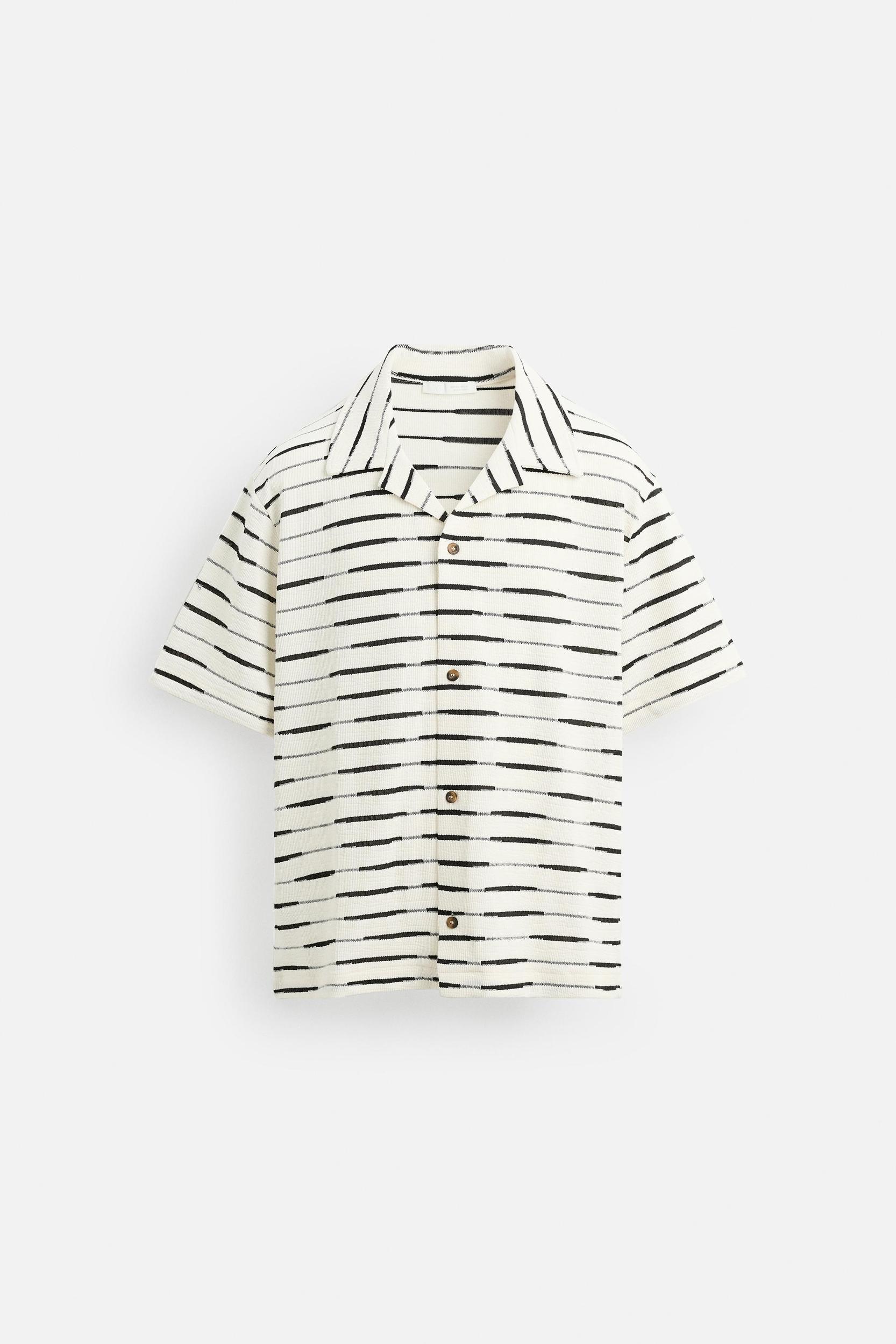 STRIPED JACQUARD SHIRT Product Image