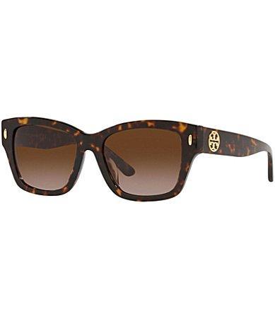 Tory Burch Rectangle Sunglasses, 53mm Product Image