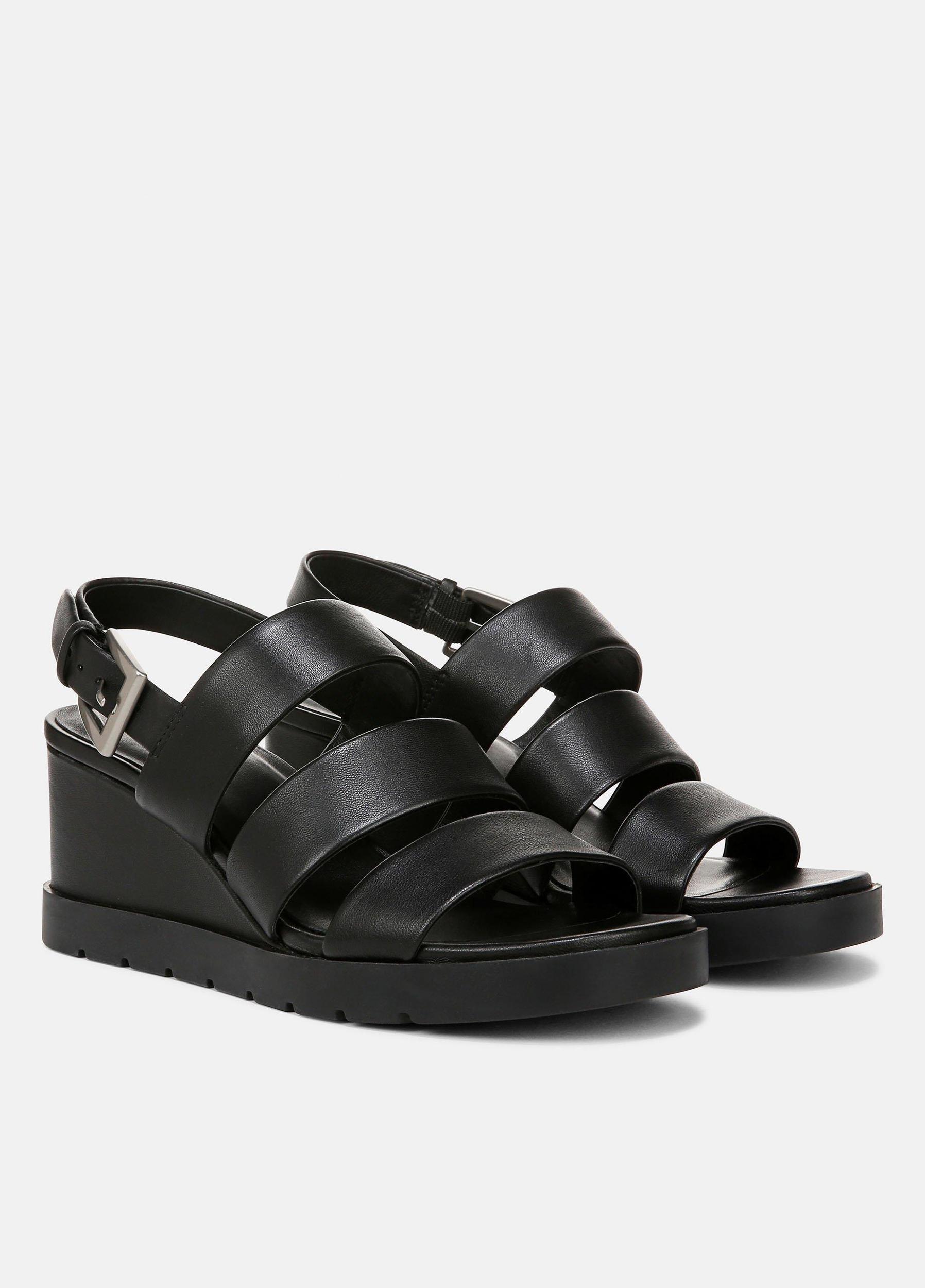 Rochel Leather Wedge Sandal Product Image