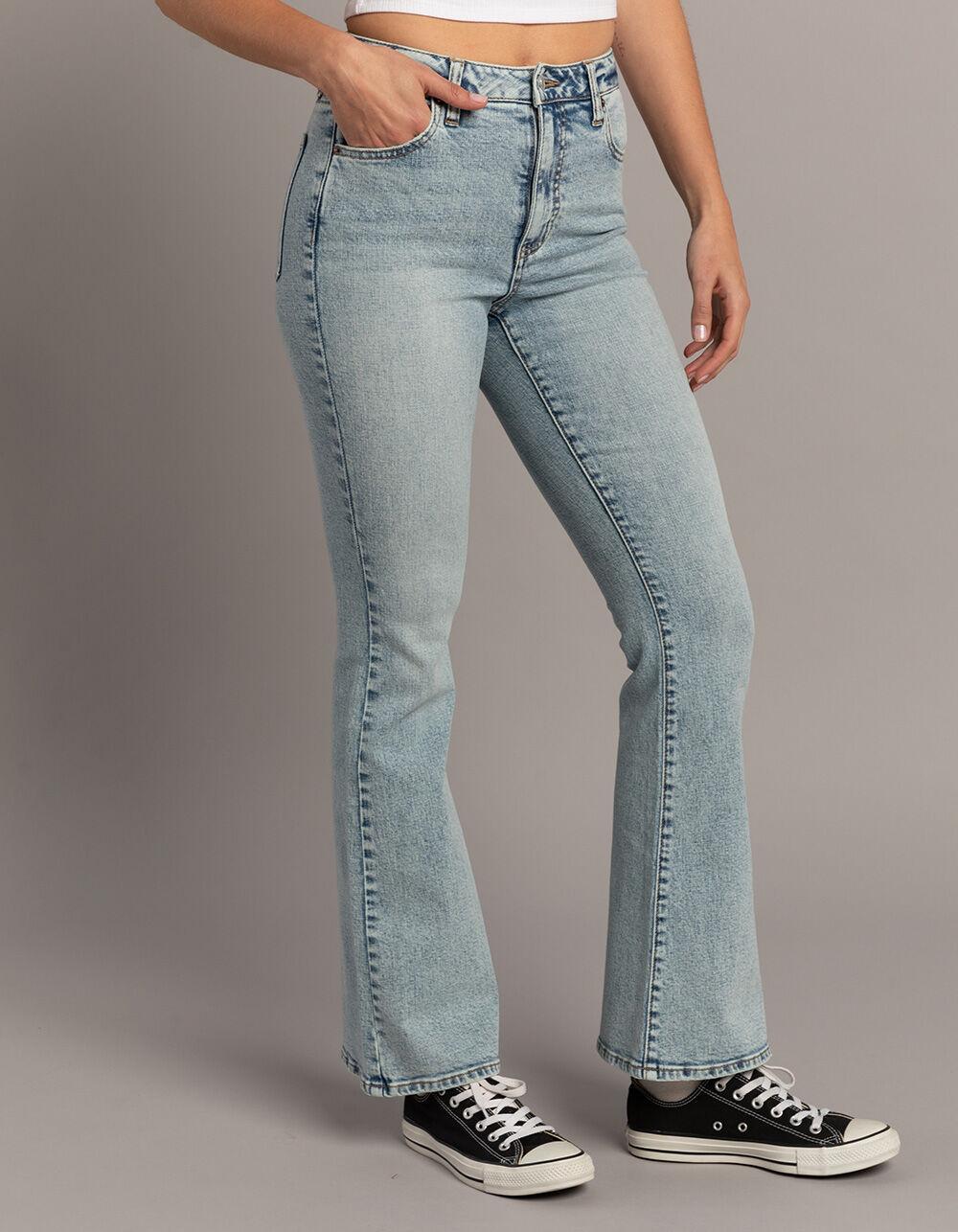 RSQ Womens High Rise Flare Jeans - LIGHT WASH Product Image