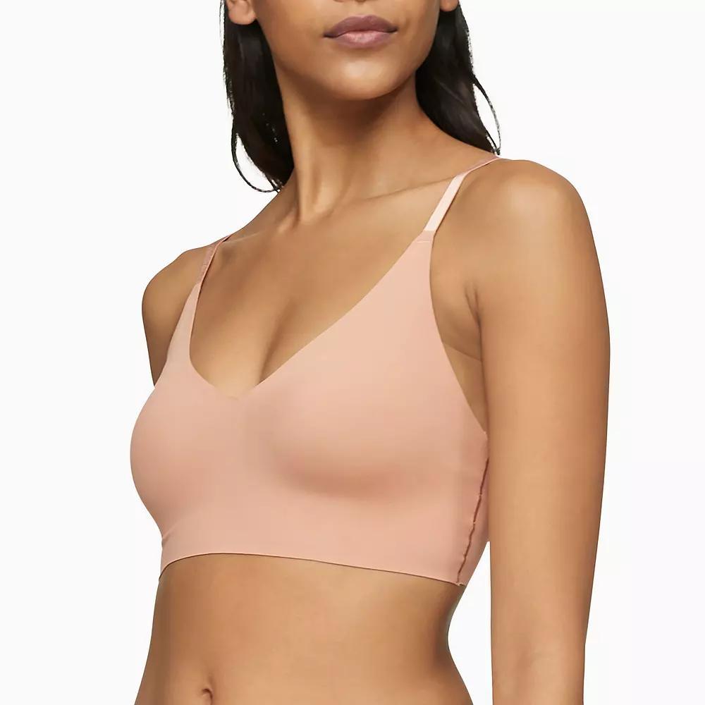 Calvin Klein Invisibles Comfort Lightly Lined Triangle Bralette QF5753, Womens Product Image