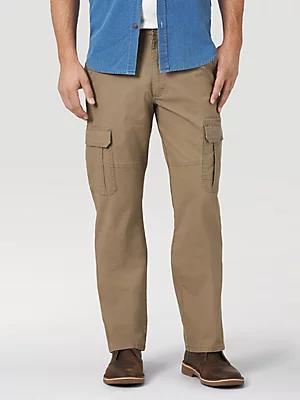 Wrangler® Men's Five Star Premium Relaxed Fit Flex Cargo Pant in Anthracite Product Image