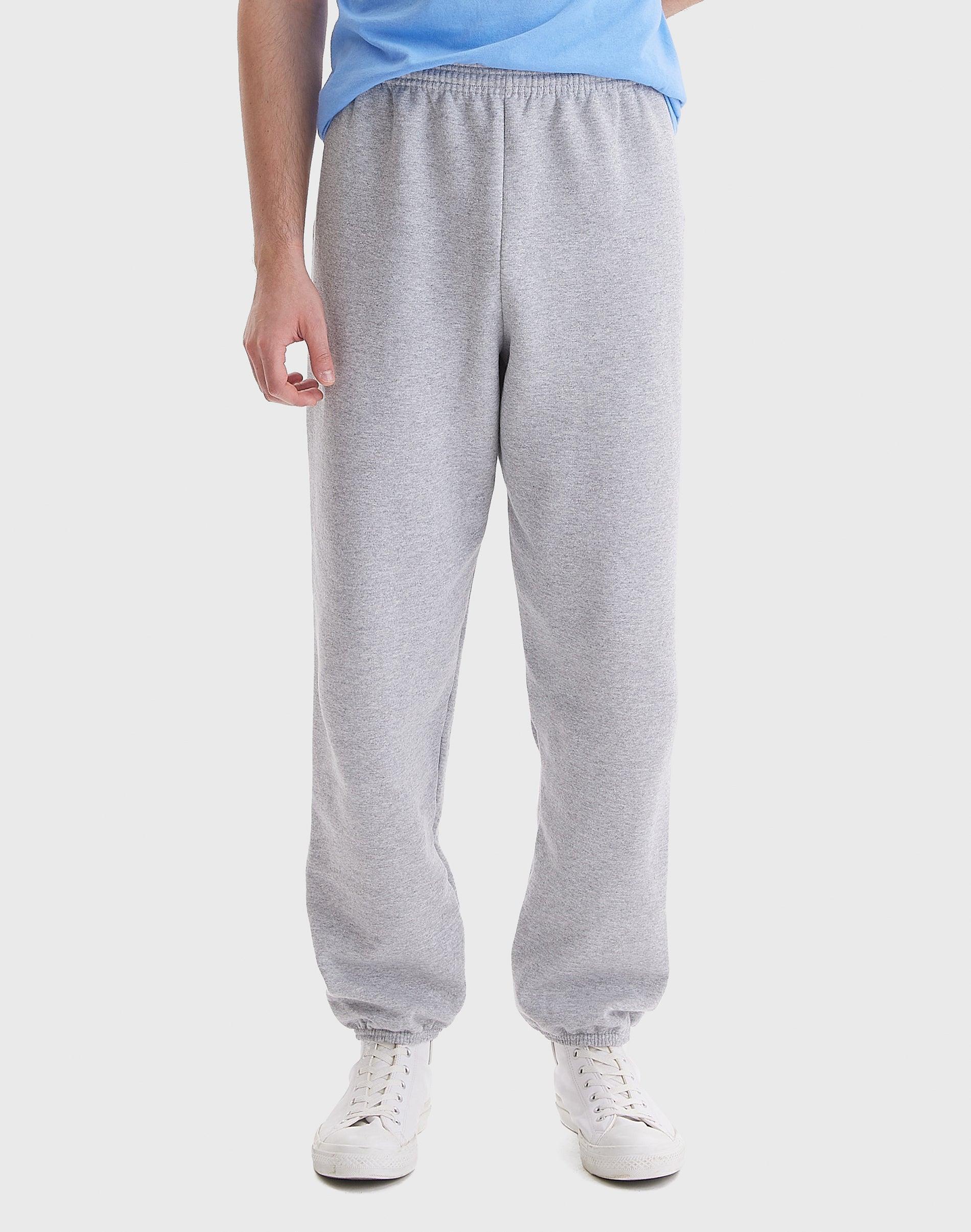 Hanes EcoSmart Womens Fleece Sweatpants with Open Bottom Legs, 30.5 Light Steel S Product Image