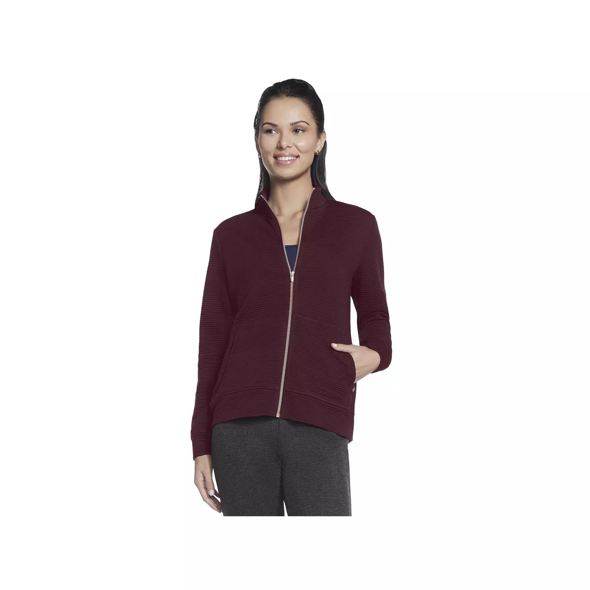 Women's Skechers® GOWALK™ Everywhere Zip-Up Jacket, Size: XL, Blue Iris Product Image