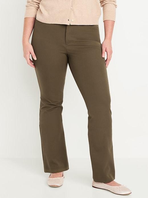 High-Waisted Pixie Flare Pants Product Image