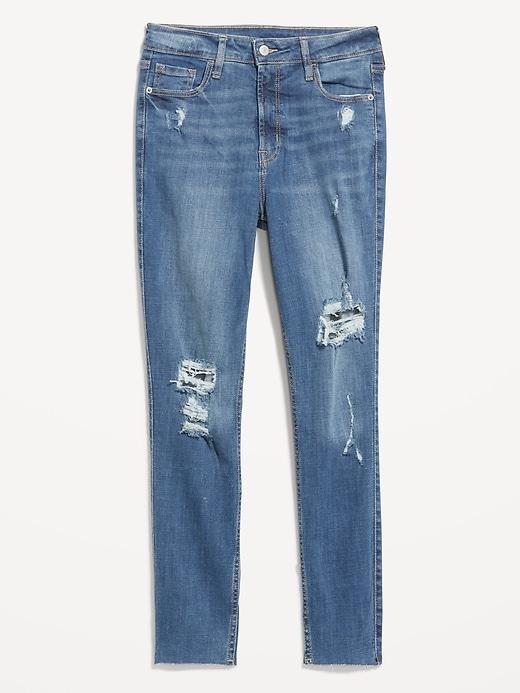 Extra High-Waisted Rockstar 360 Stretch Super-Skinny Jeans Product Image
