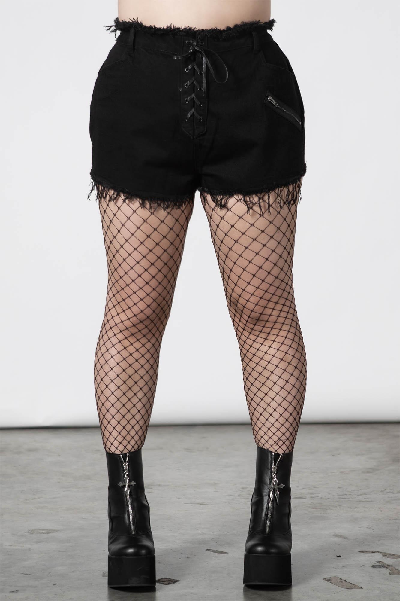 Lil' Devil Denim Shorts [PLUS] Female Product Image