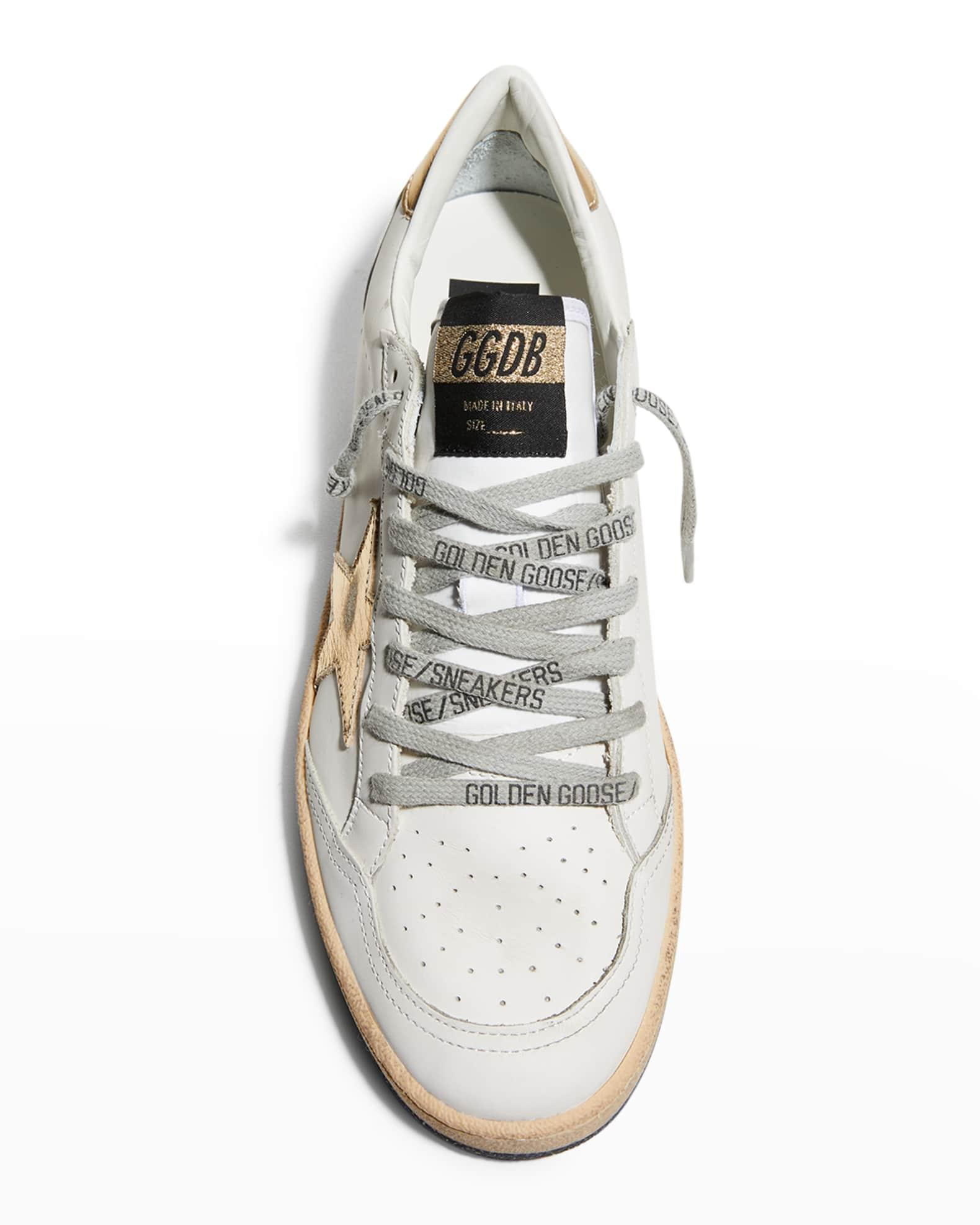 Ballstar Mixed Leather Low-Top Sneakers Product Image