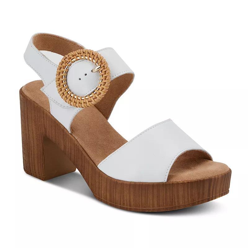 Spring Step Gamona Women's Cork Heeled Sandals, Size: 39, Suede Product Image