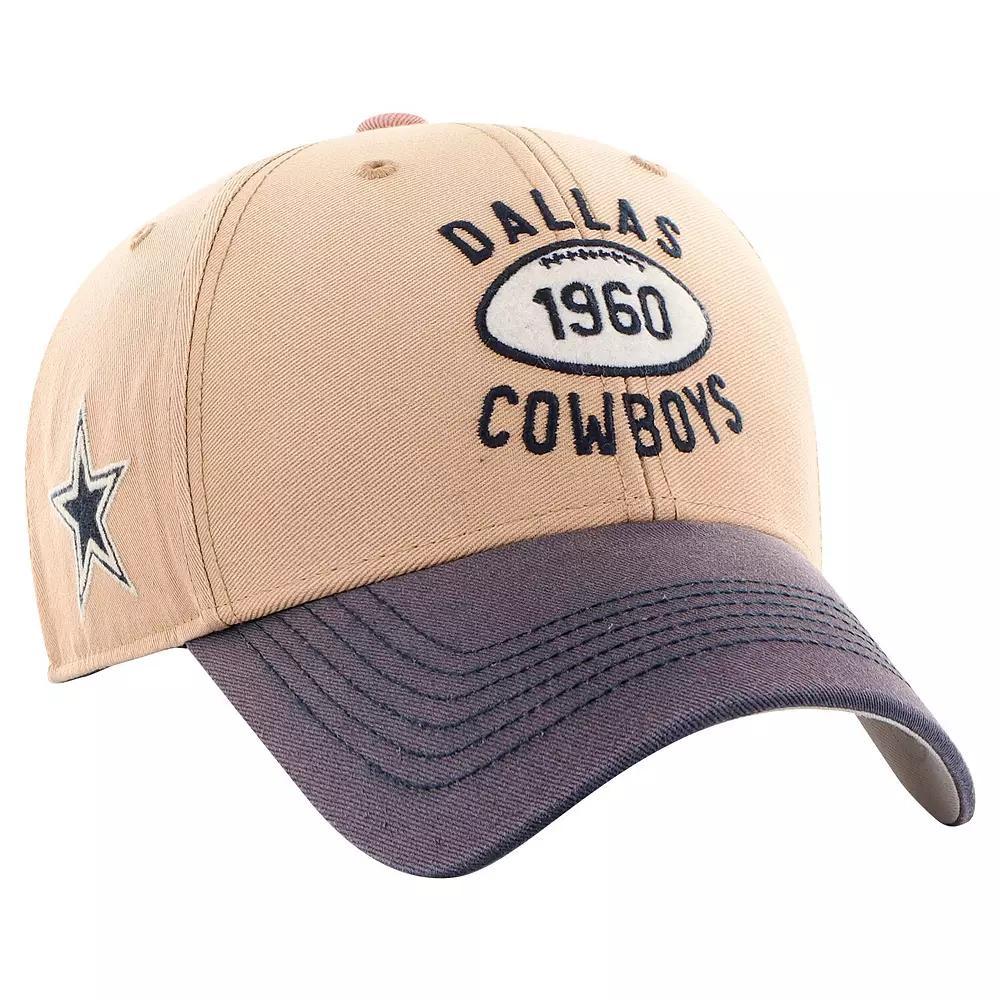Mens 47 Tan/Navy Dallas Cowboys Dusted Ailene MVP Adjustable Hat Product Image