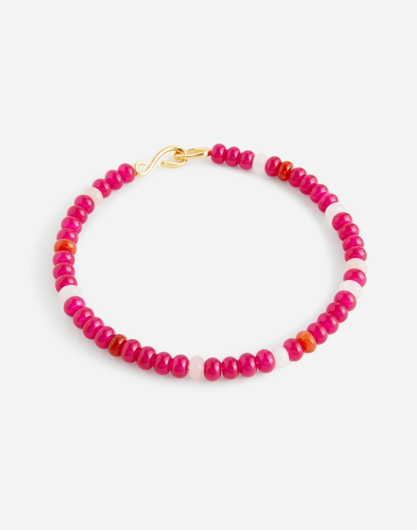 Semiprecious Chunky Beaded Choker Necklace Product Image