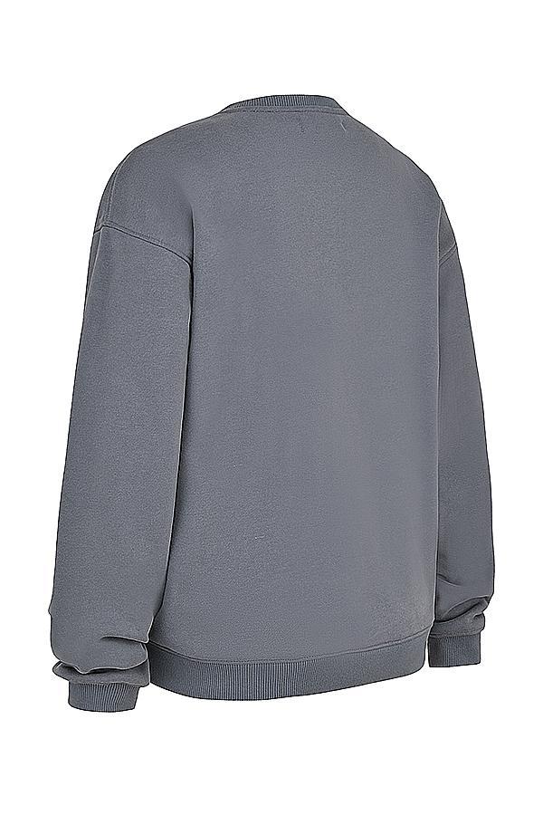 Haze Slate Crew Neck Sweatshirt Product Image