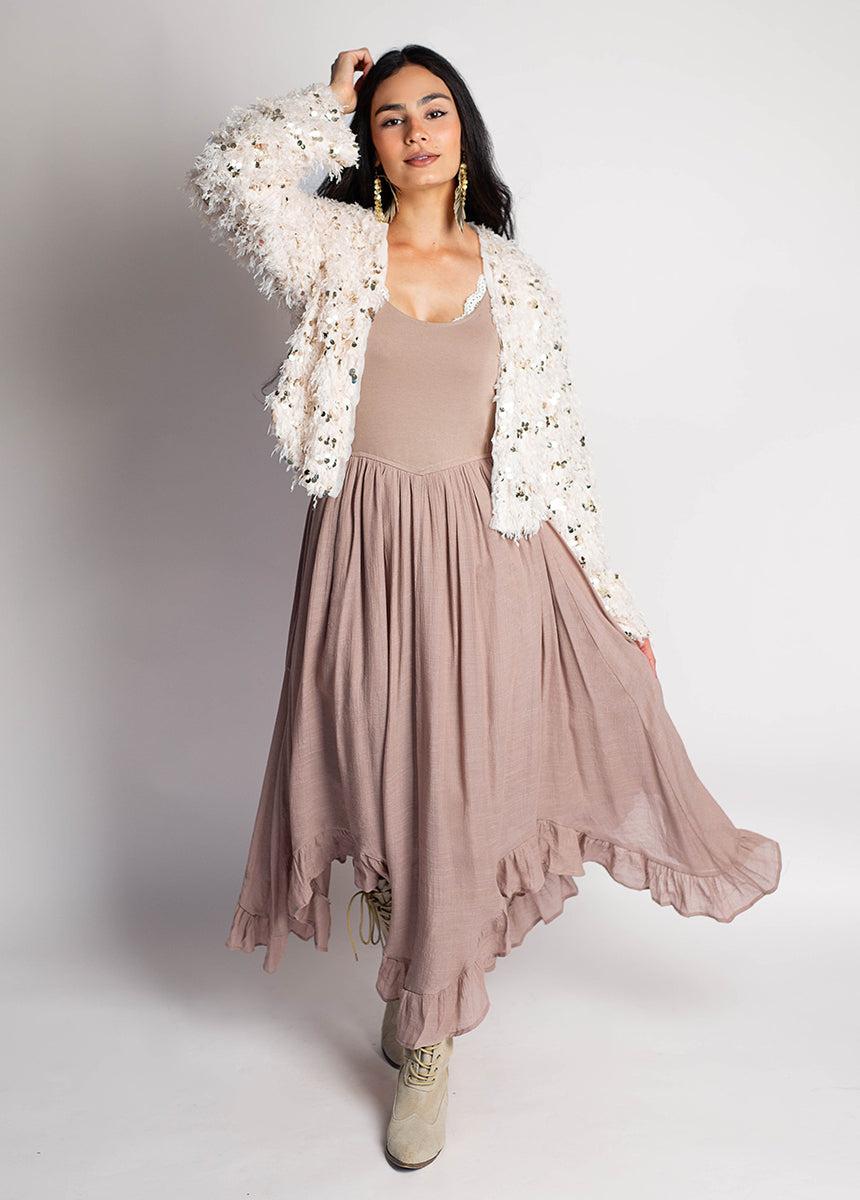 Kamina Dress in Doe Product Image