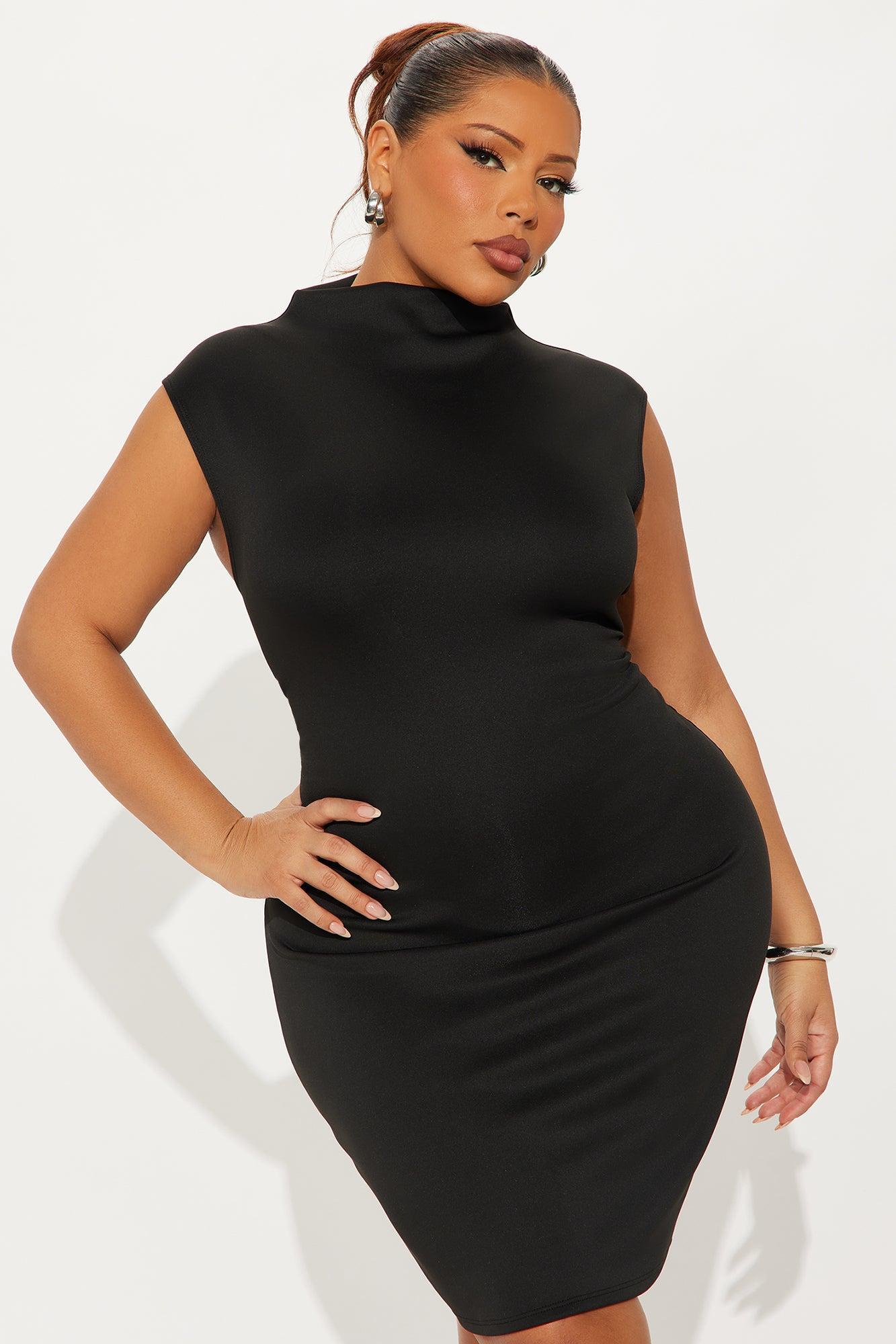 Angelie Sleeveless Mini Dress - Black Product Image