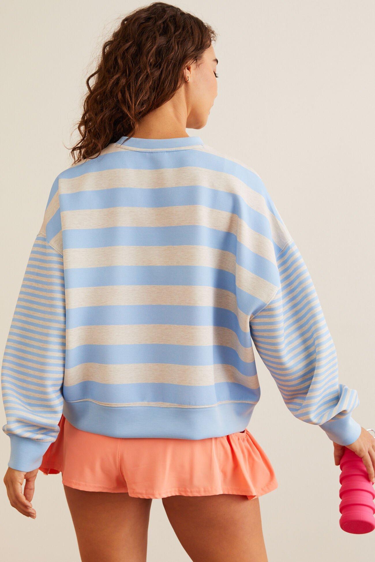 Supersoft Stripe Crewneck Product Image