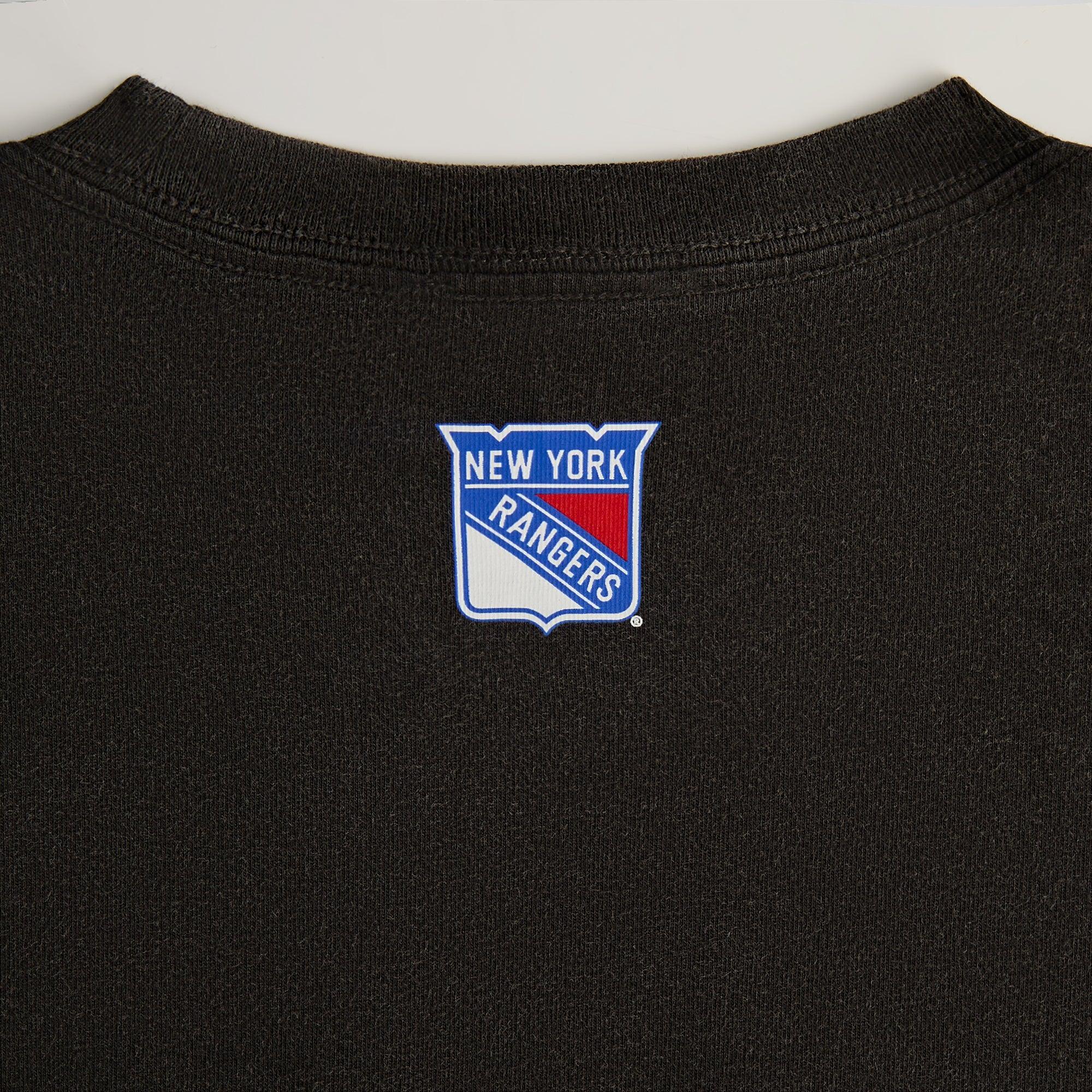 Kith for the New York Rangers on Ice Vintage Tee - Black Male Product Image